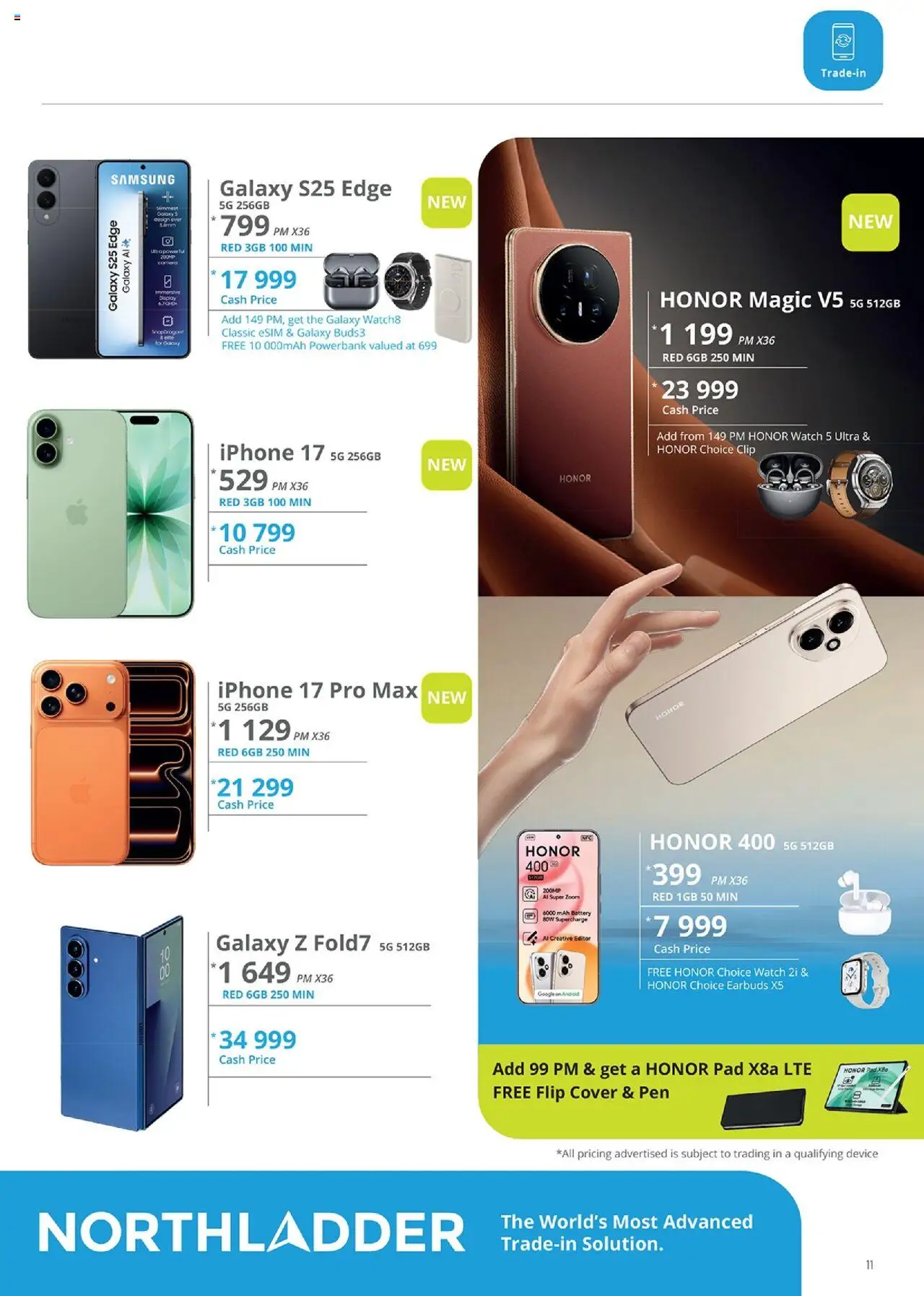 New Cellucity catalogue – valid from 07.10.2025 | Page: 13 | Products: Watch, Earbuds, Battery, Pen