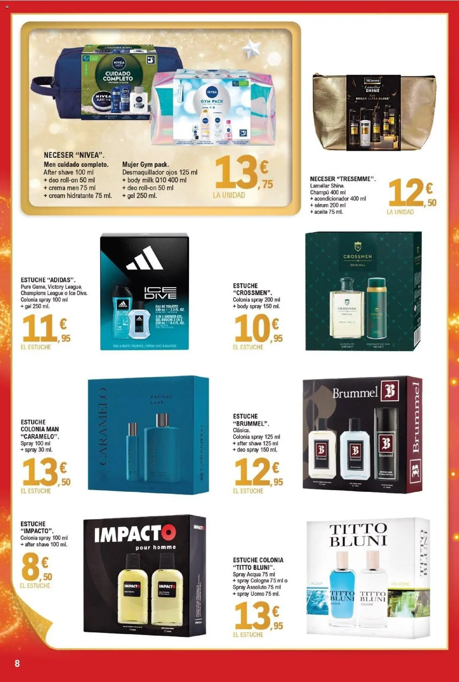 E.Leclerc folleto │ válido desde el 03.12.2025 | Página: 8 | Productos: Colonia, Desmaquillador, Sérum, Aceite