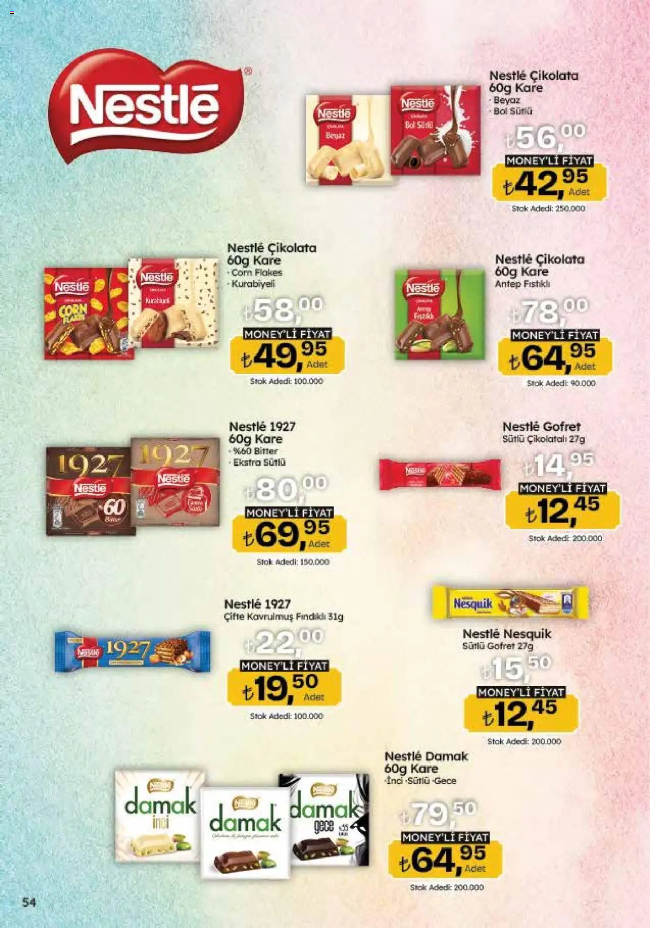 Migros Katalog - 5M Migroskop Dijital - 22.05.2025 tarihinden itibaren geçerlidir | Sayfa: 54 | Ürünler: Gofret, Çikolata
