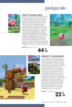 Carrefour - Prévisualisation de Carrefour Magazine valide à partir de 01.11.2025 | Page: 55 | Produits: Vidéo, Mais, Jeux