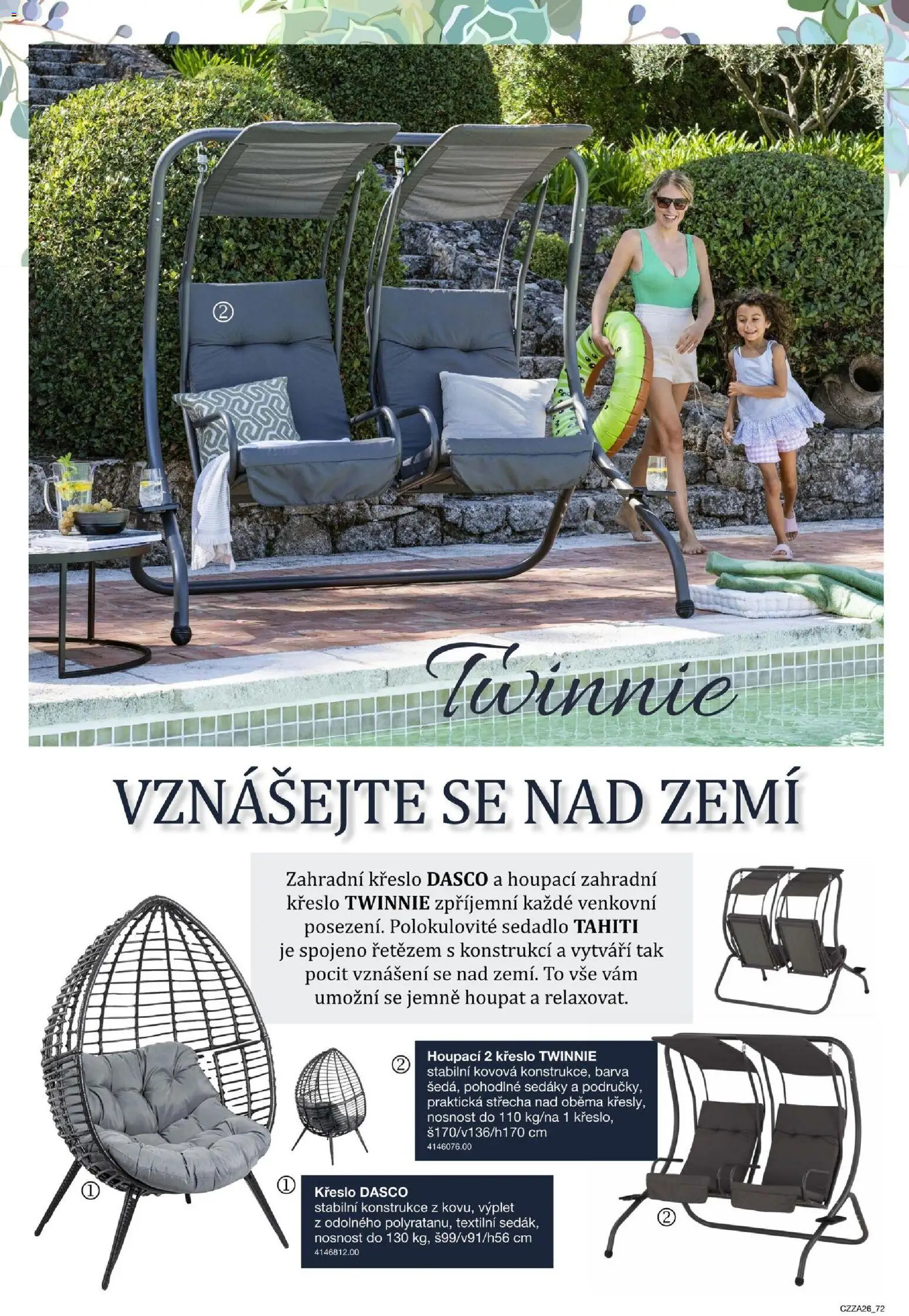 Sconto nábytek katalog - Zahradní speciál od 01.01.2026 | Strana: 72 | Produkty: Křeslo