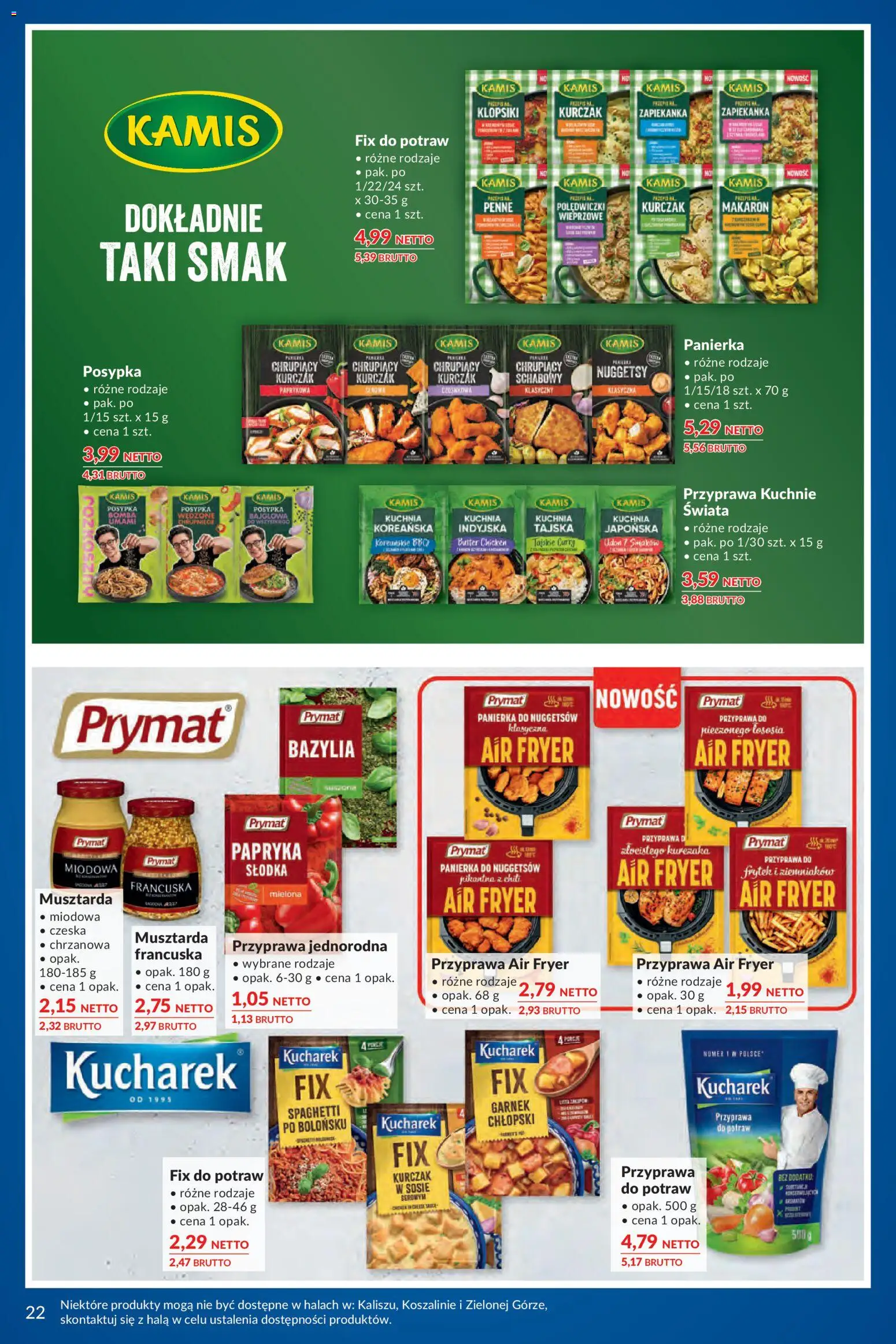 Makro Gazetka - Na wiosnę od 03.03.2026 | Strona: 22 | Produkty: Musztarda francuska, Kurczak, Zapiekanka, Makaron