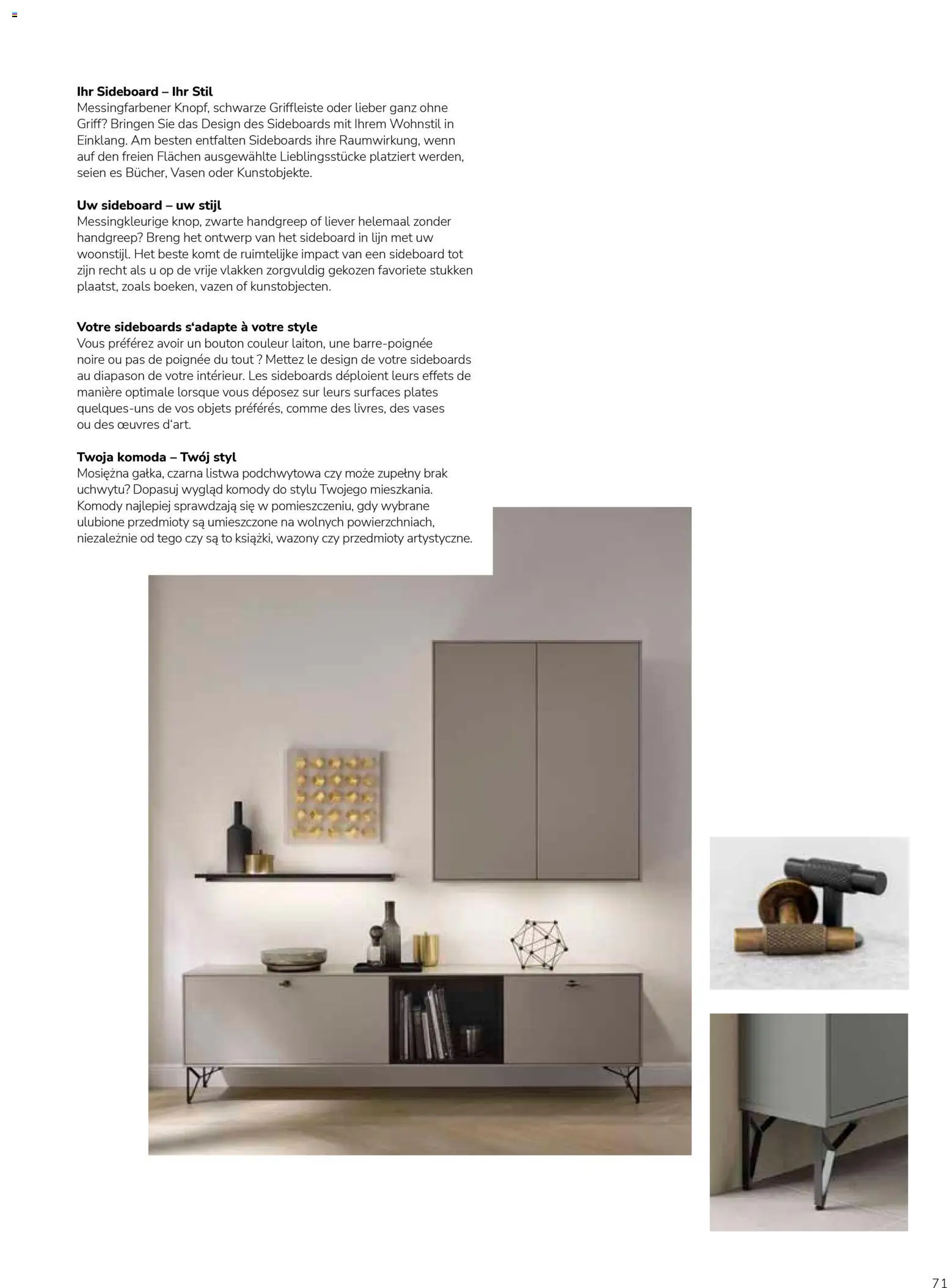 Ostermann Impressa Küchenprospekt 2026 – gültig ab 01.01.2026 | Seite: 73 | Produkte: Sideboard