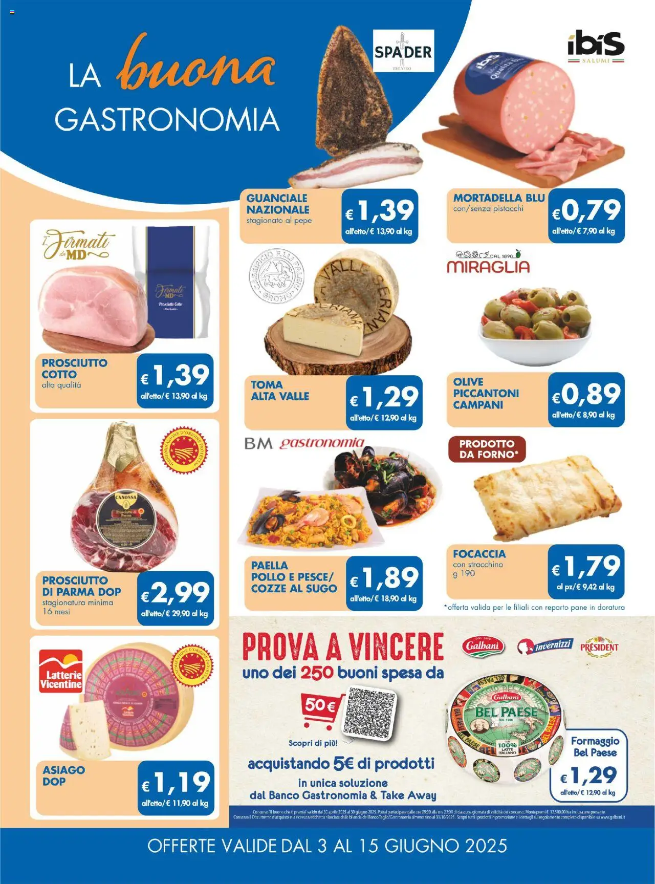 Volantino MD Discount del 03.06.2025 | Pagina: 10 | Prodotti: Prosciutto di Parma, Olive, Prosciutto, Pistacchi
