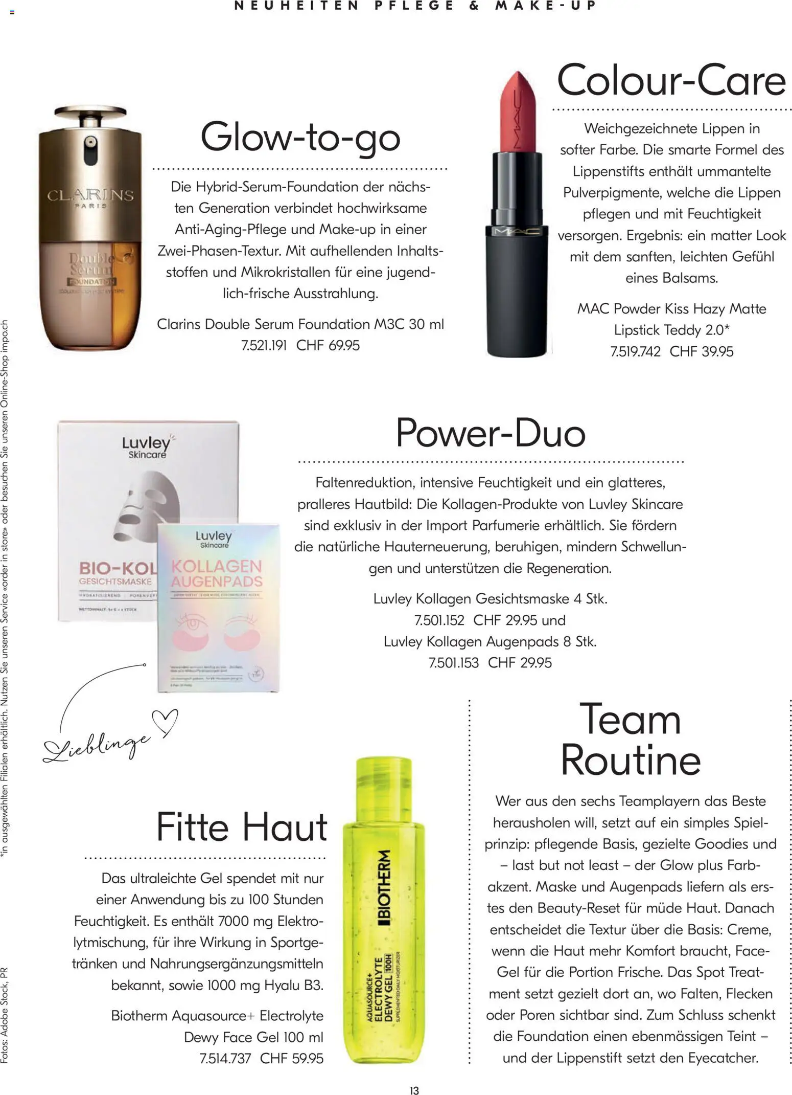 Import Parfumerie Aktionen – gültig ab 19.02.2026 | Seite: 13 | Produkte: Serum, Lippenstift, Maske, Foundation