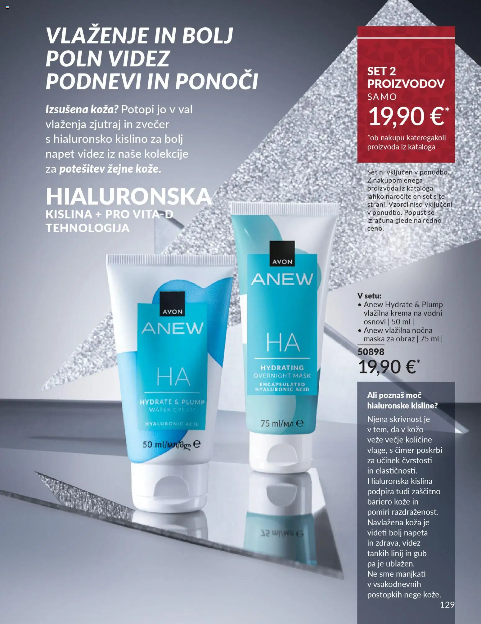 Novi Avon katalog ponudbe – veljaven od 01.10.2025 | Stran: 129 | Izdelki: Maska za obraz, Krema, Maska