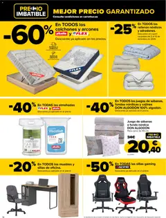 Vista previa Carrefour - Black Friday válido desde el 20.11.2025 | Página: 36 | Productos: Juego de sábanas, Muebles, Cama, Almohada