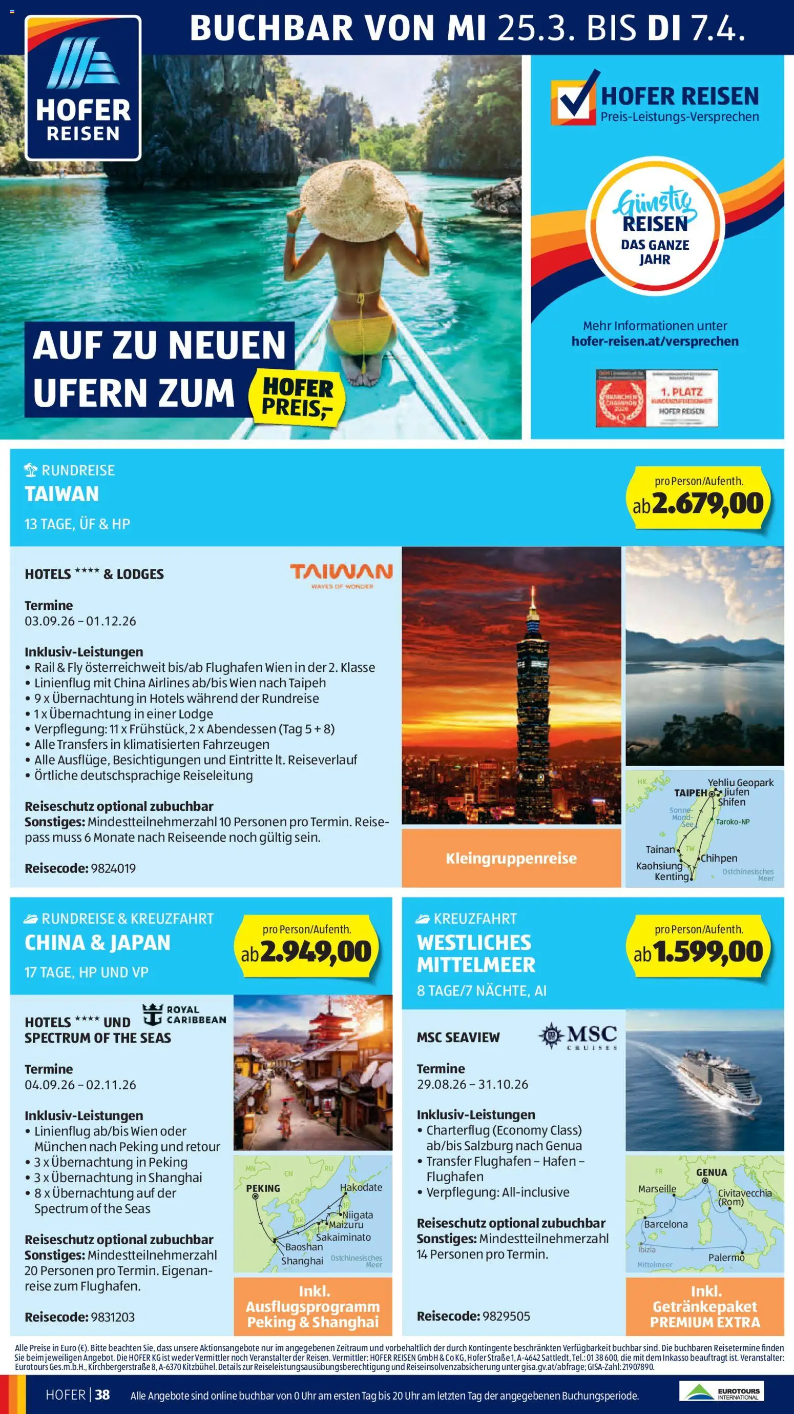 Hofer AT akciós ujság - amely érvényes a következő dátumtól: 27.03.2026 | Oldal: 44