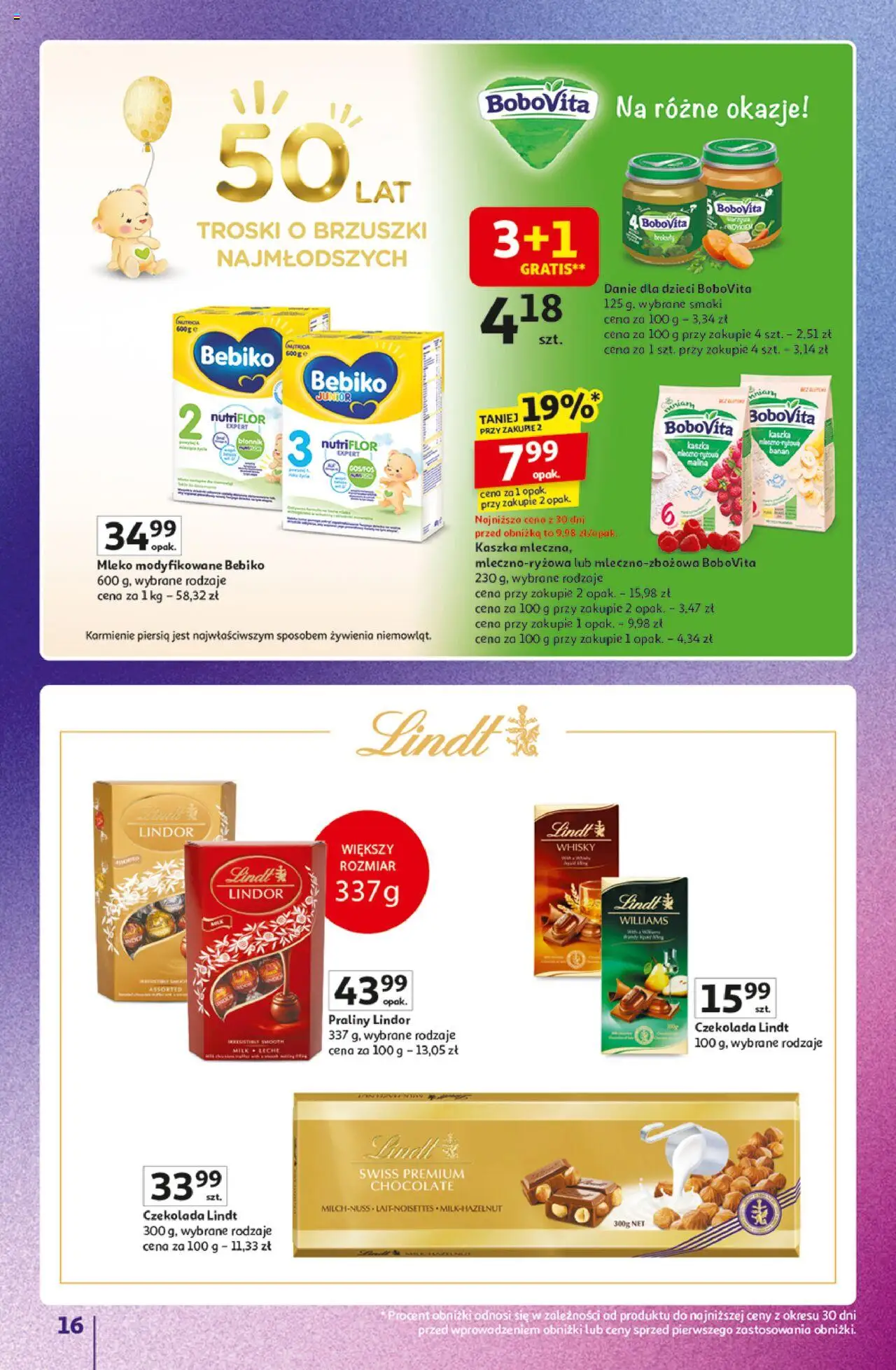 Auchan Gazetka - Znane Marki Duży Wybór Hipermarket od 12.06.2025 | Strona: 16 | Produkty: Mleko modyfikowane, Czekolada, Banan, Whisky