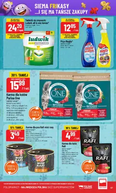 POLOmarket Gazetka od 23.07.2025 | Strona: 57 | Produkty: Meglio, Jagnięcina, Karma dla kotów, Karma dla psa