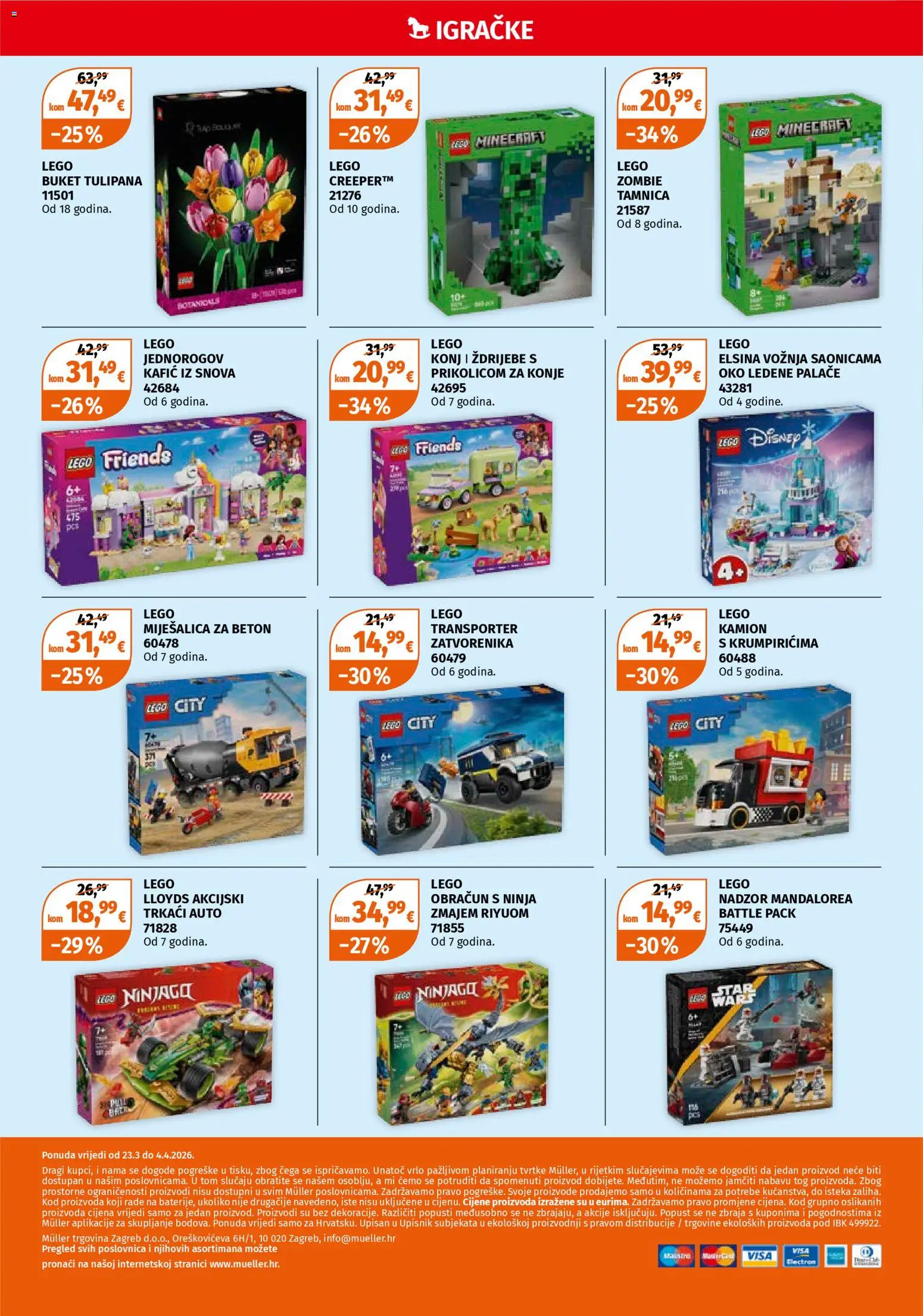 Katalog Müller katalog | vrijedi od 23.03.2026 | Stranica: 8 | Proizvodi: Lego