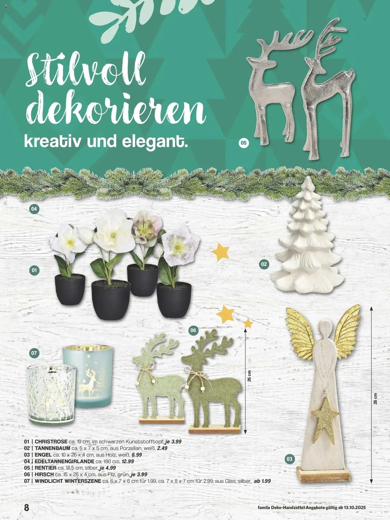 Famila Nordwest - Famila: Weihnachtsdeko – gültig ab 12.10.2025 | Seite: 8