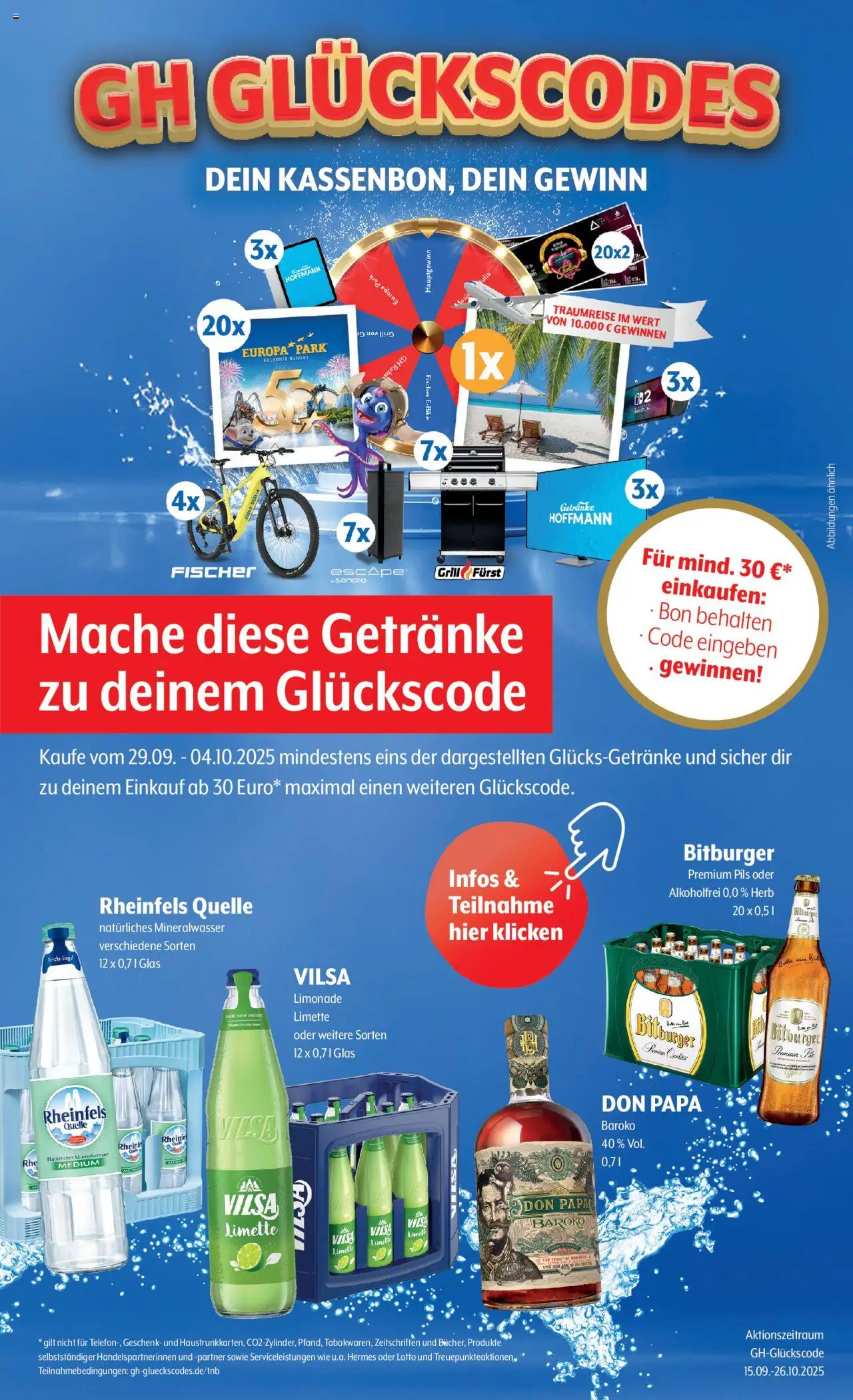Getränke Hoffmann Prospekt 	 – gültig ab 29.09.2025 | Seite: 12 | Produkte: Bitburger, Limonade, Mineralwasser, Limette