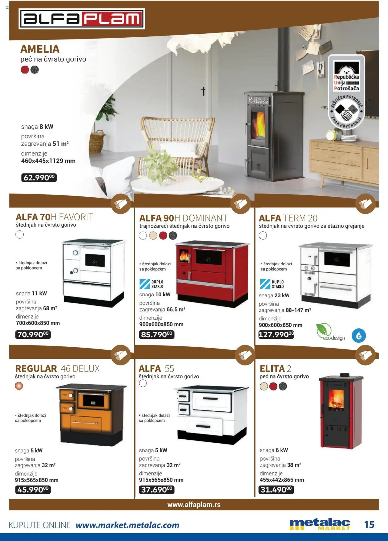 Metalac Market katalog - važi od 01.10.2025 | Strana: 15