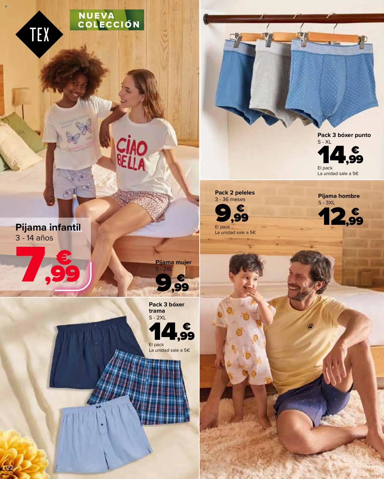 Carrefour Primavera │ válido desde el 08.04.2026 | Página: 22 | Productos: Pijama, Peleles, Pijama infantil