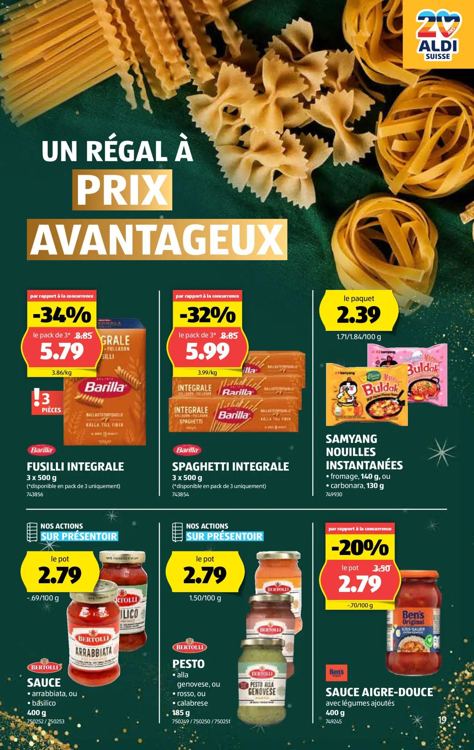 Aldi Aktionen FR – gültig ab 18.12.2025 | Seite: 20 | Produkte: Regal, Barilla