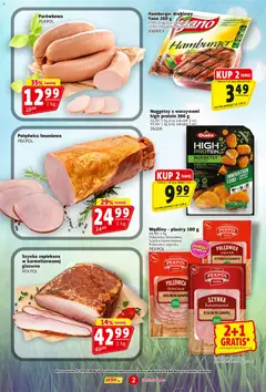 Pogląd oferty "Prim Market Gazetka" - ważna od 15.01.2026 | Strona: 2 | Produkty: Dynia, Kurczak, Hamburger, Szynka