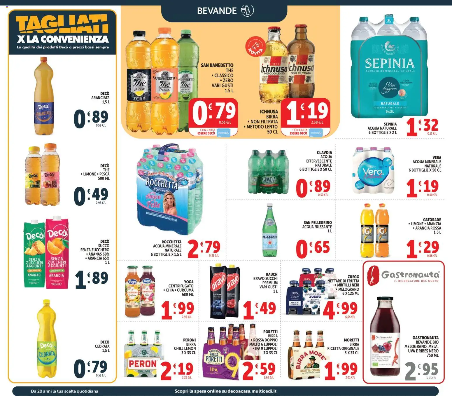 Volantino Decò del 27.03.2026 | Pagina: 24 | Prodotti: Birra, Frutta, Pesca, Mirtilli