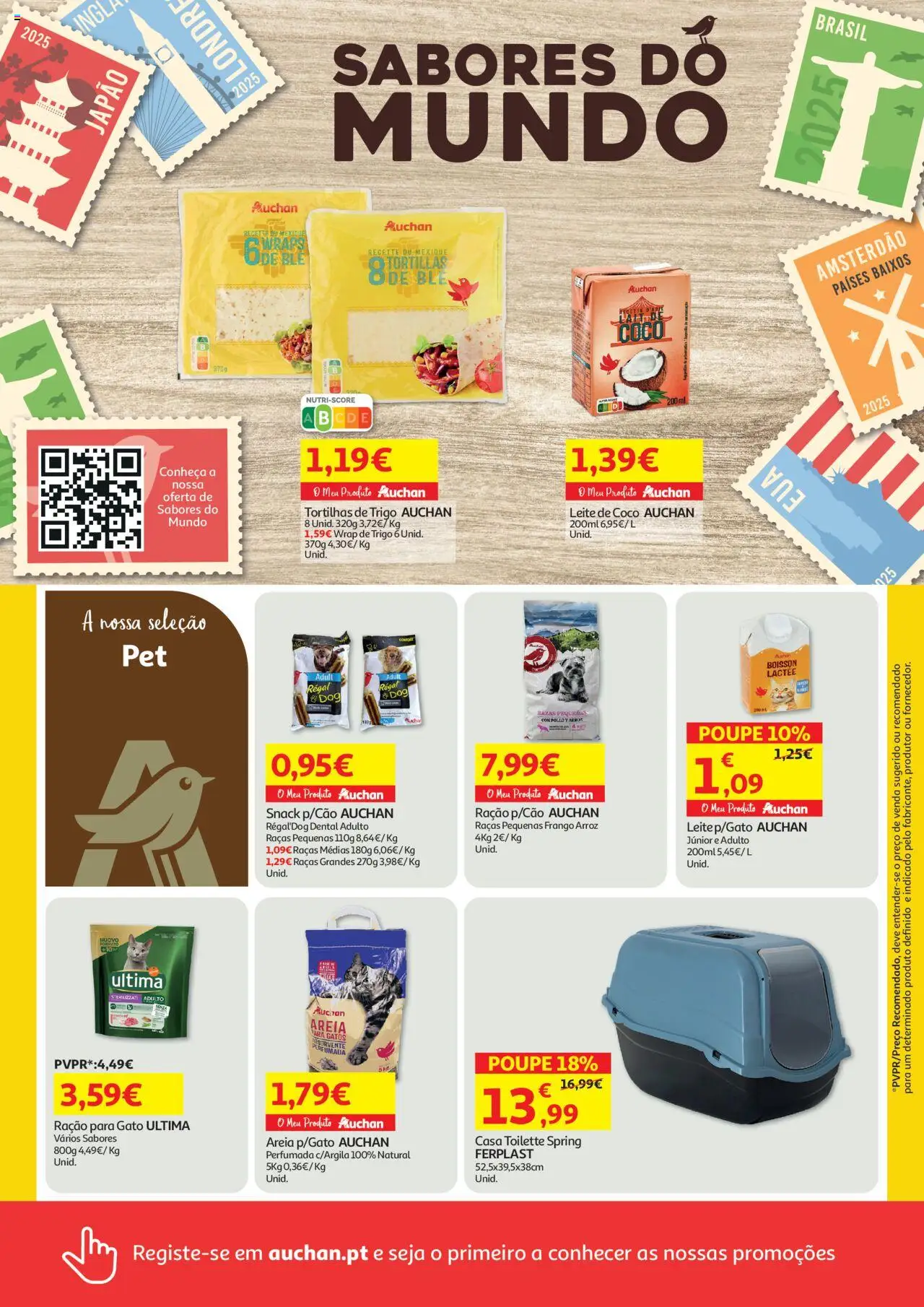 Auchan folheto │ válido de 31.07.2025 | Página: 16 | Produtos: Areia, Frango, Leite, Arroz