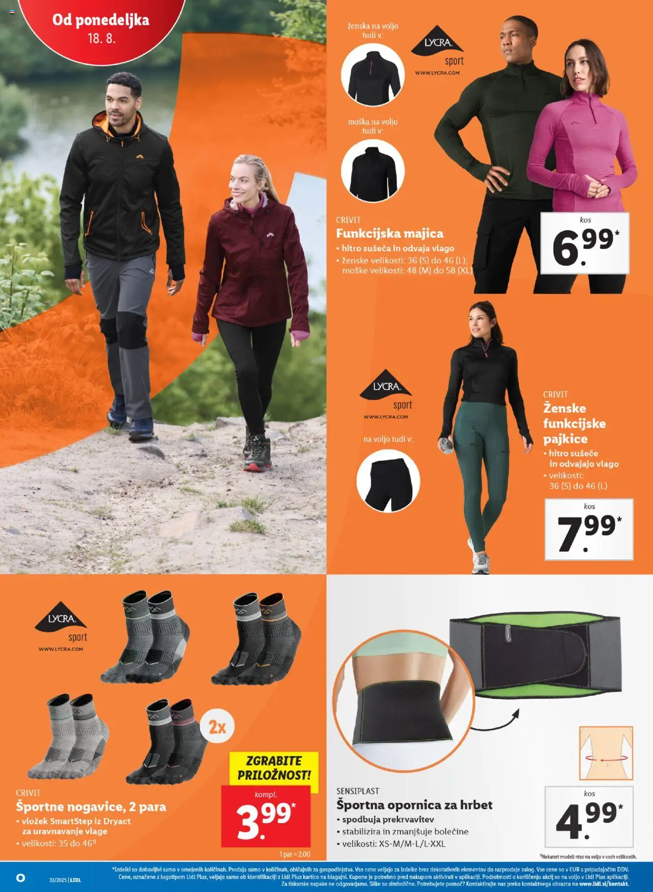 Lidl - Ljubljana │ velja od 14.08.2025 | Stran: 66 | Izdelki: Pajkice, Majica
