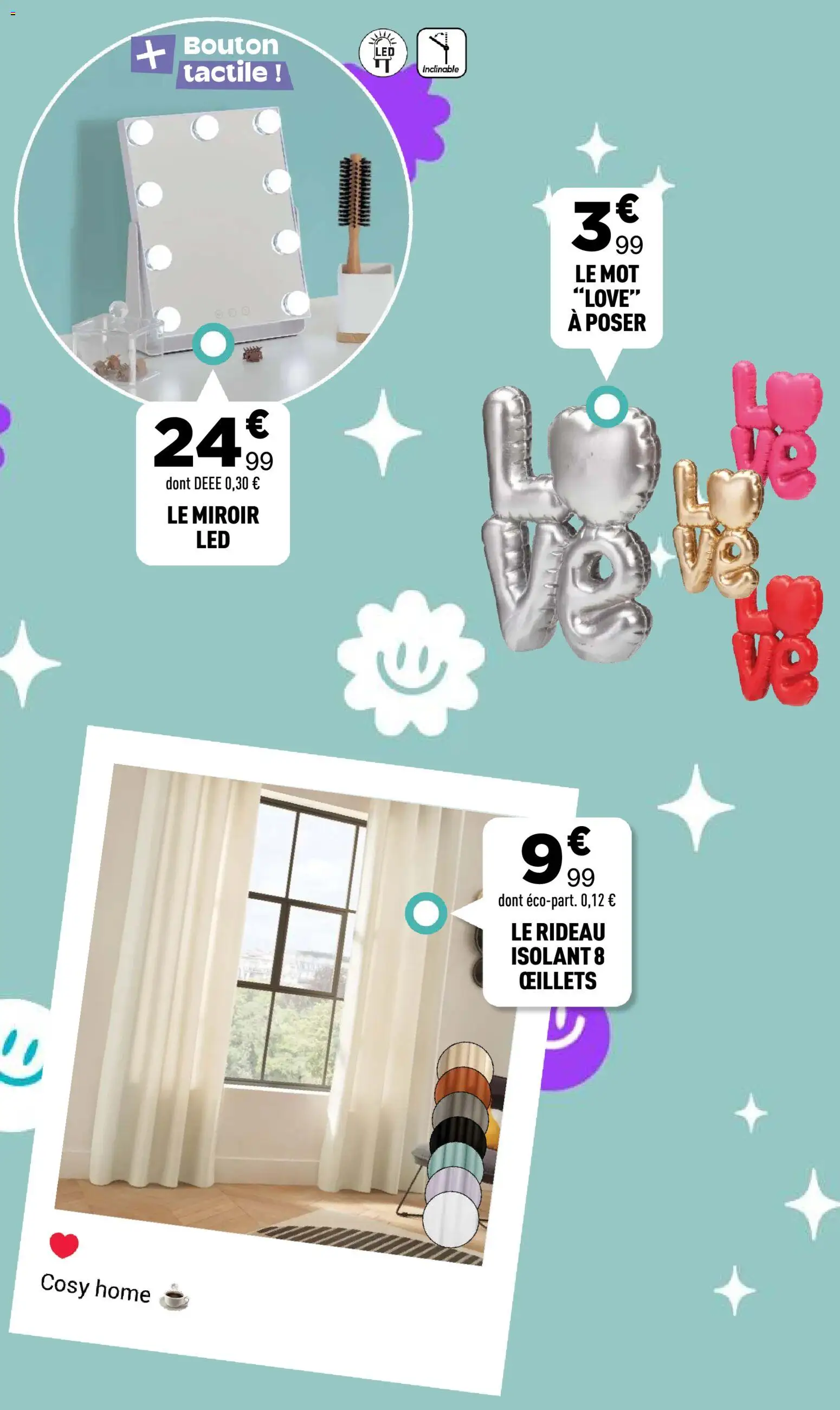 {H1} | Page: 19 | Produits: Miroir, Rideau