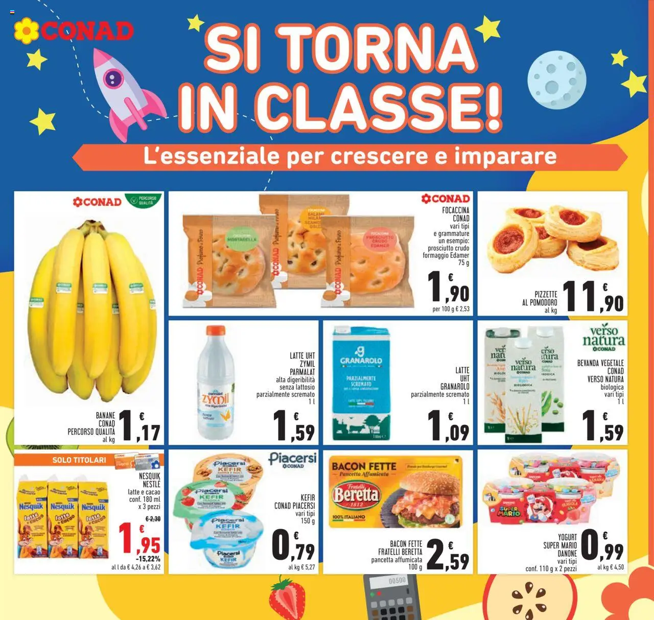 Volantino Conad del 11.09.2025 | Pagina: 17 | Prodotti: Salame, Pancetta, Formaggio, Profumo