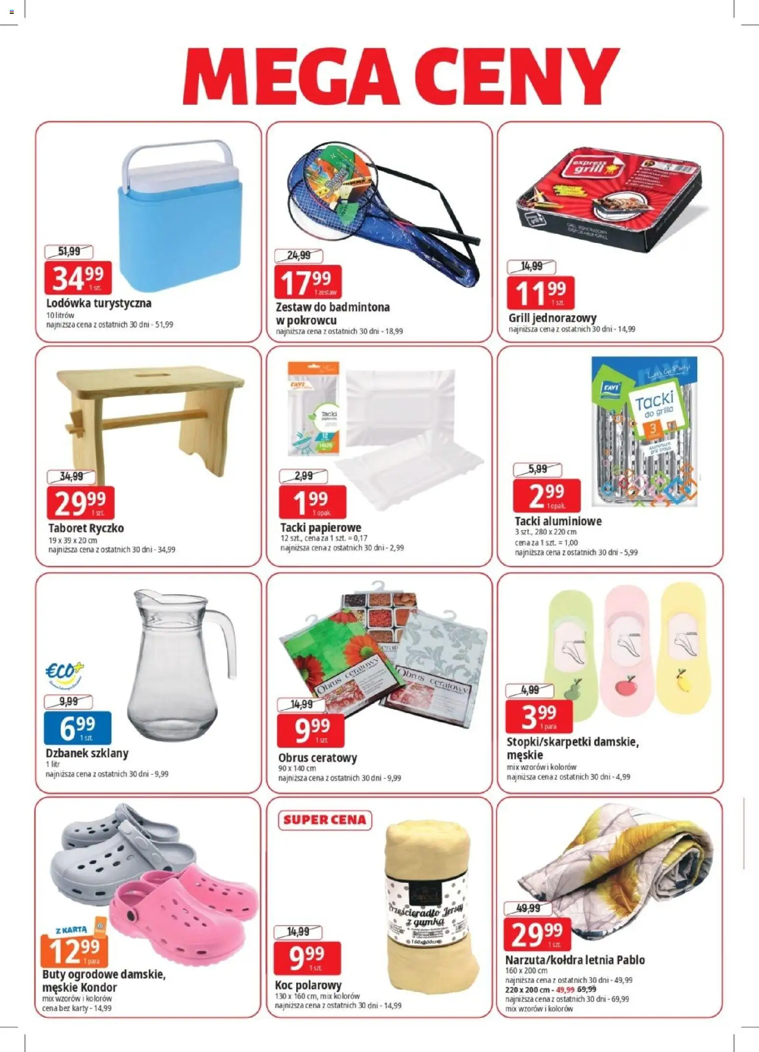 E.Leclerc gazetka - Elbląg od 27.04.2026 | Strona: 2 | Produkty: Lodówka, Koc, Lodówka turystyczna, Grill jednorazowy