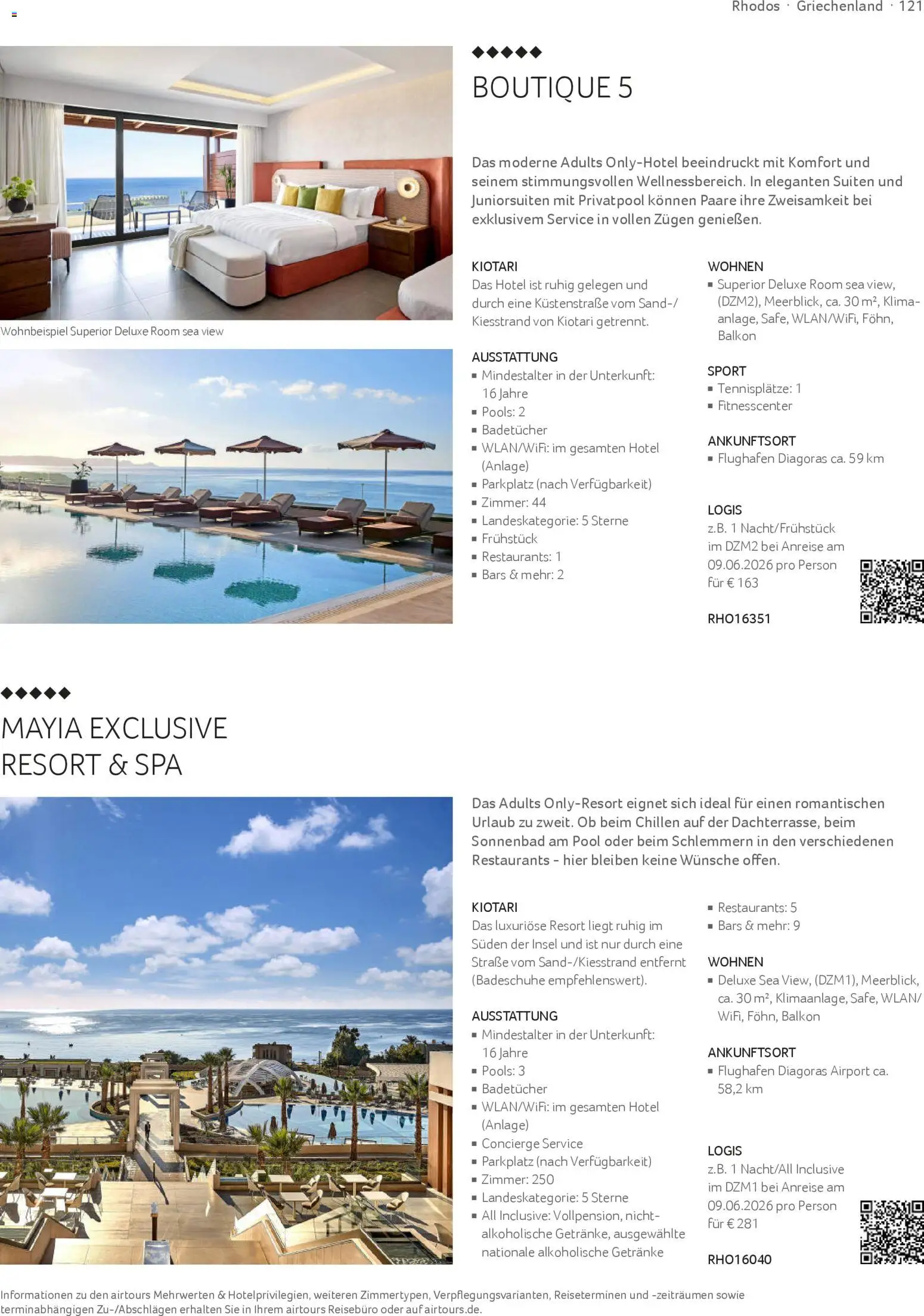 Aida Airtours Erstklassige Europareisen – gültig ab 30.10.2025 | Seite: 121