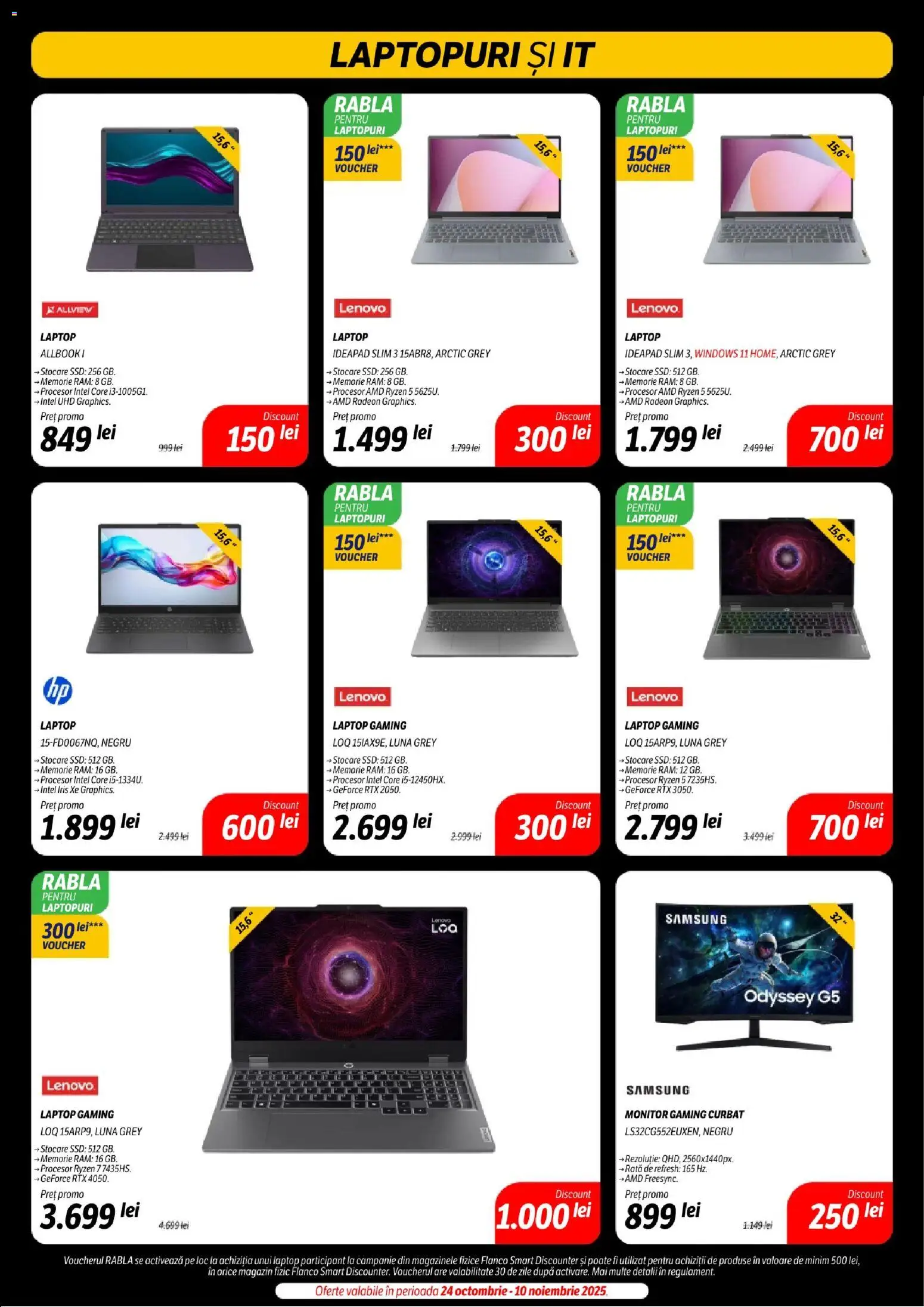 Noul catalog Flanco – valabil de la 07.11.2025 | Pagină: 20 | Produse: Laptop, Memorie, Monitor, Rață