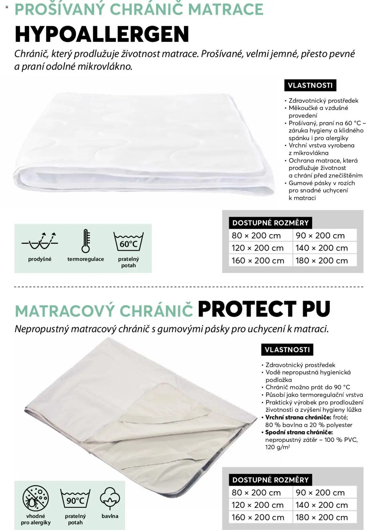 Mountfield katalog - Postelové matrace od 23.10.2024 | Strana: 12 | Produkty: Chránič matrace, Matrace, Chrániče