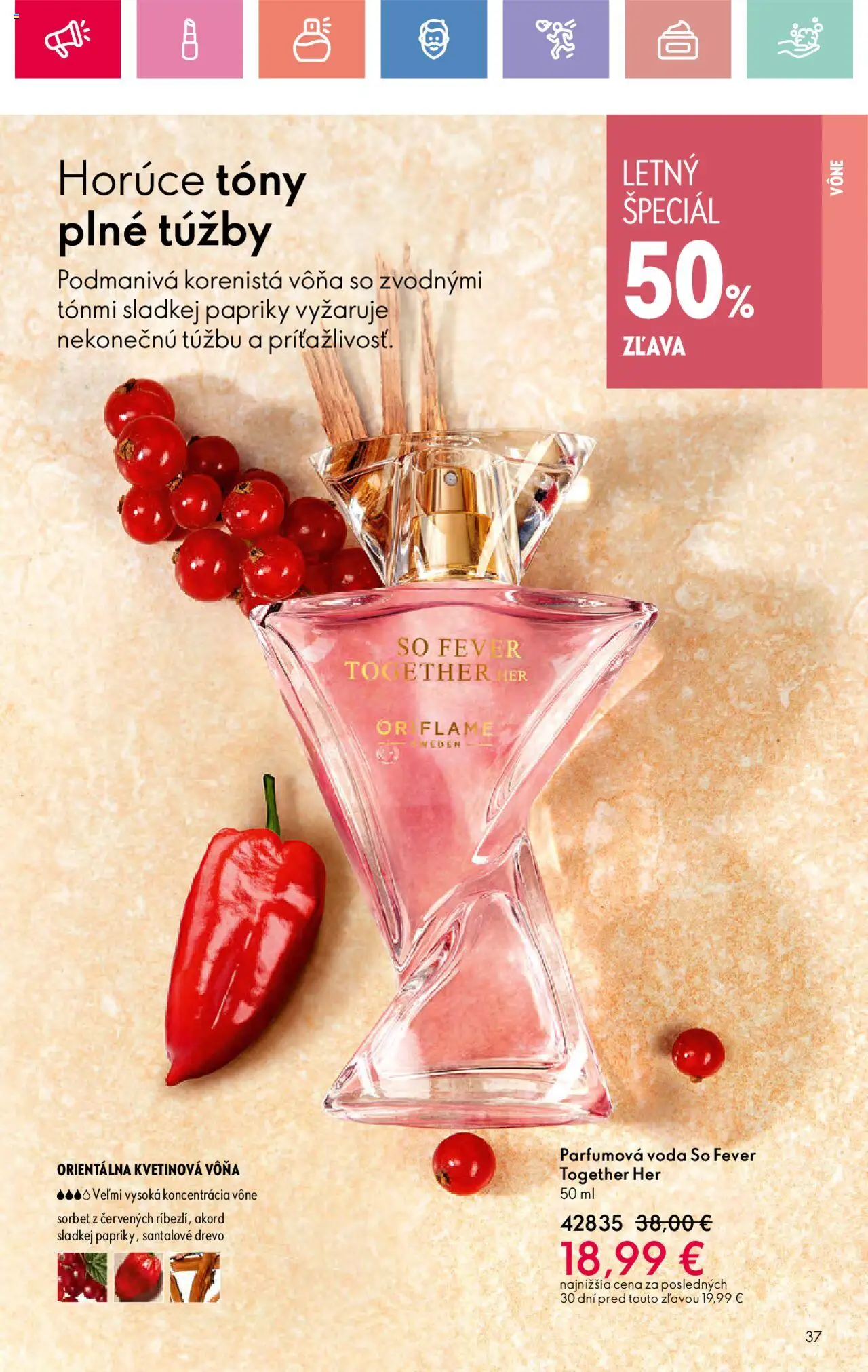 Katalóg Oriflame 9 2025 │ platný od 15.06.2025 | Strana: 37 | Produkty: Sorbet, Voda