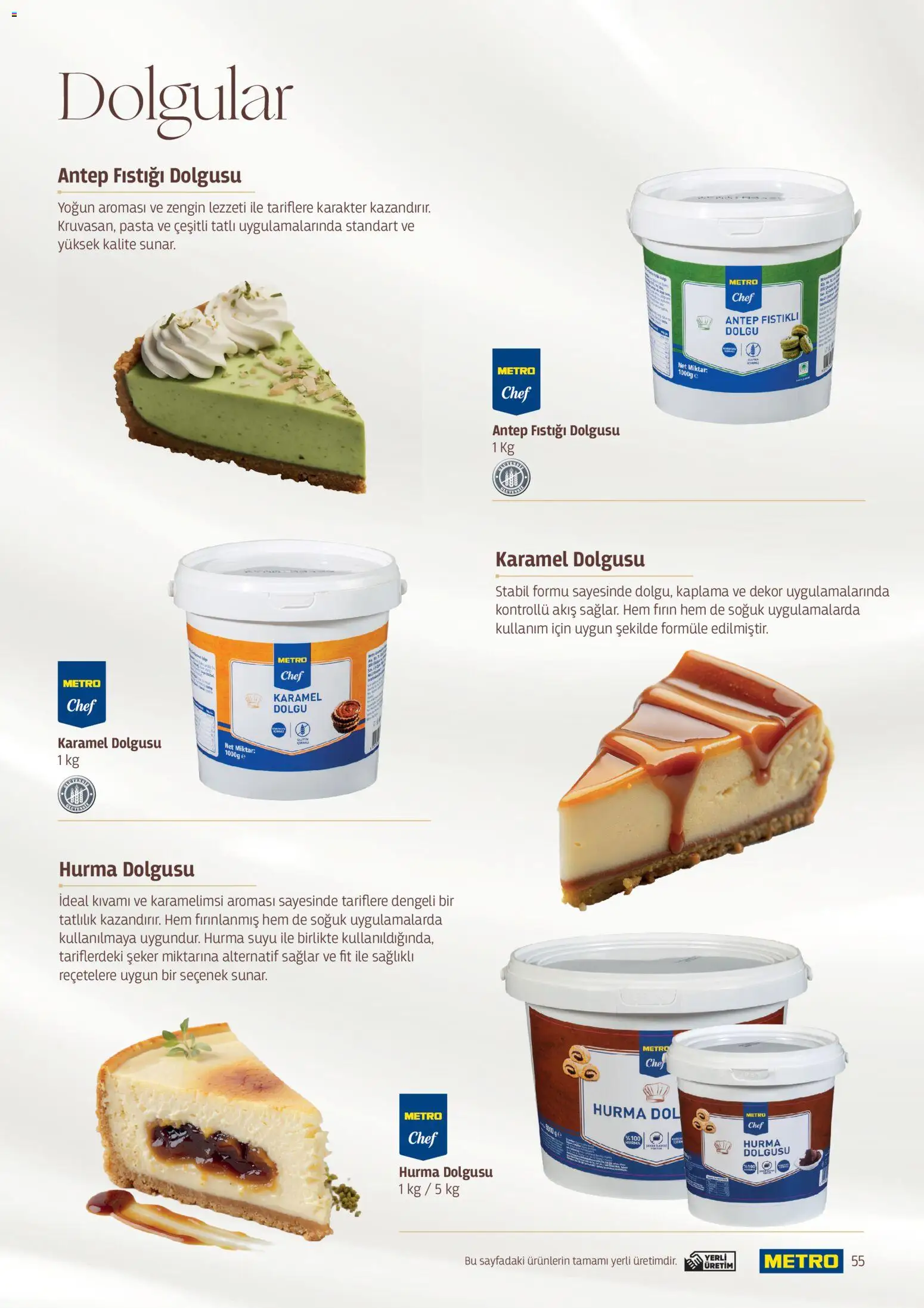 Metro - Pastacılık Kataloğu - 06.04.2026 tarihinden itibaren geçerlidir | Sayfa: 55 | Ürünler: Şeker, Hurma, Fırın