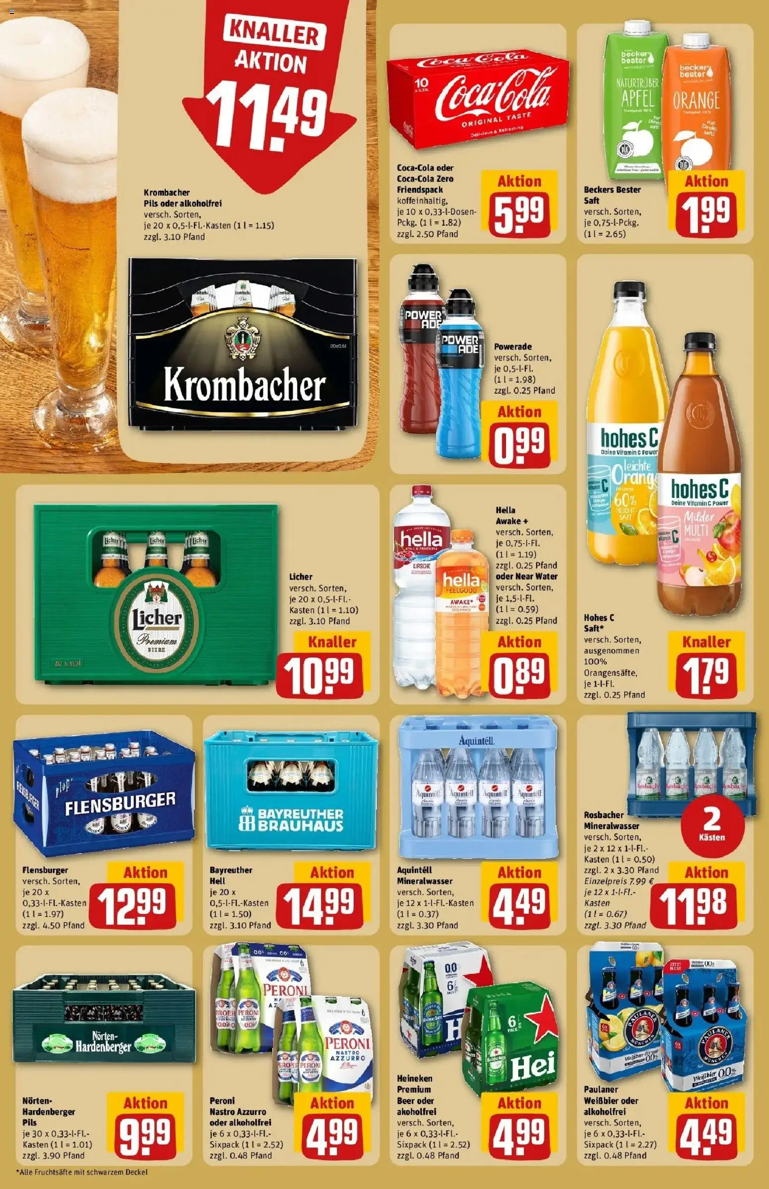 Rewe Prospekt Alzenau	 – gültig ab 02.03.2026 | Seite: 24 | Produkte: Mineralwasser, Heineken, Hella, Krombacher