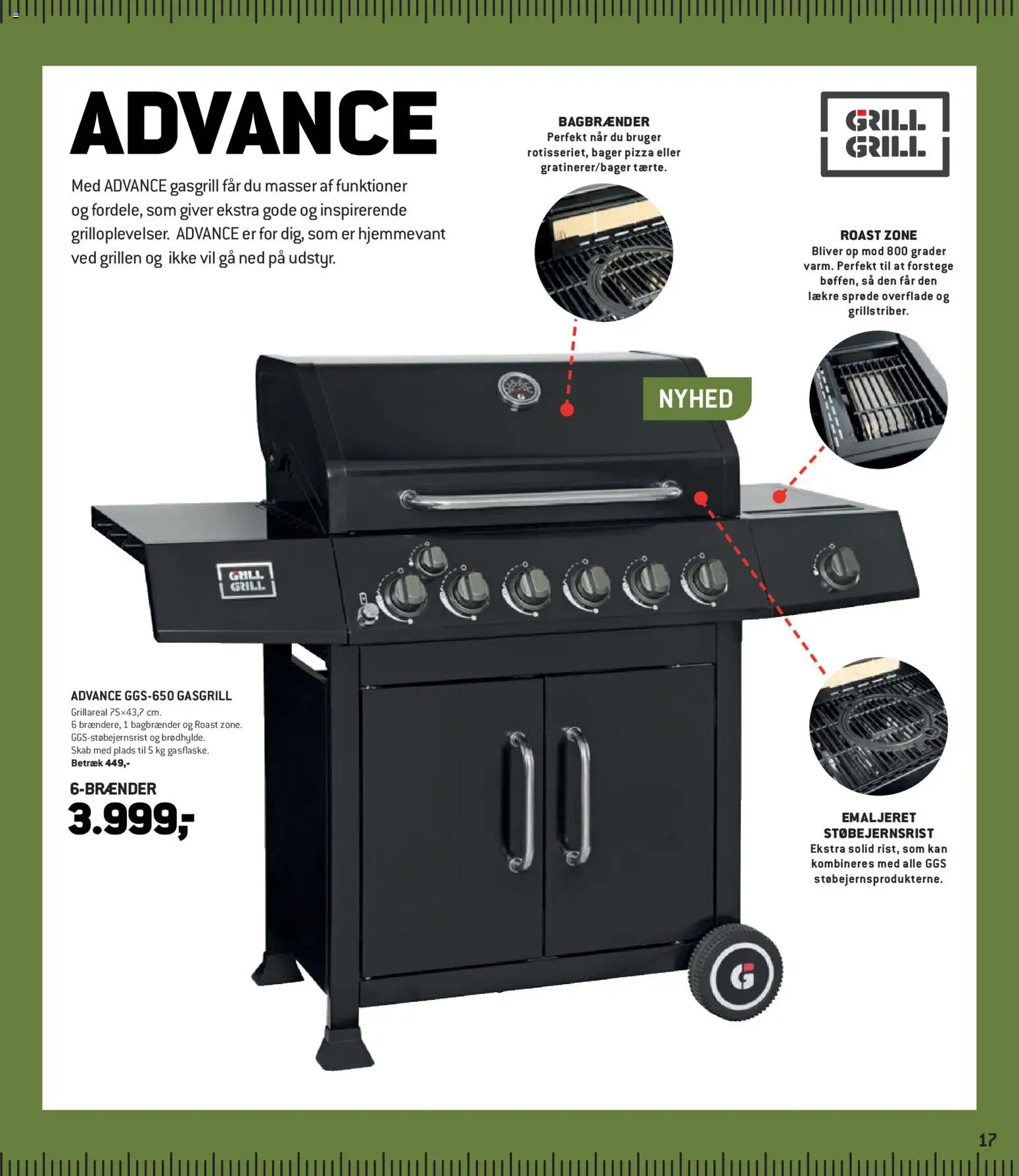 XL-BYG tilbudsavis – gyldig fra 27.03.2026 | Side: 17 | Produkter: Pizza, Skab, Søm, Grill