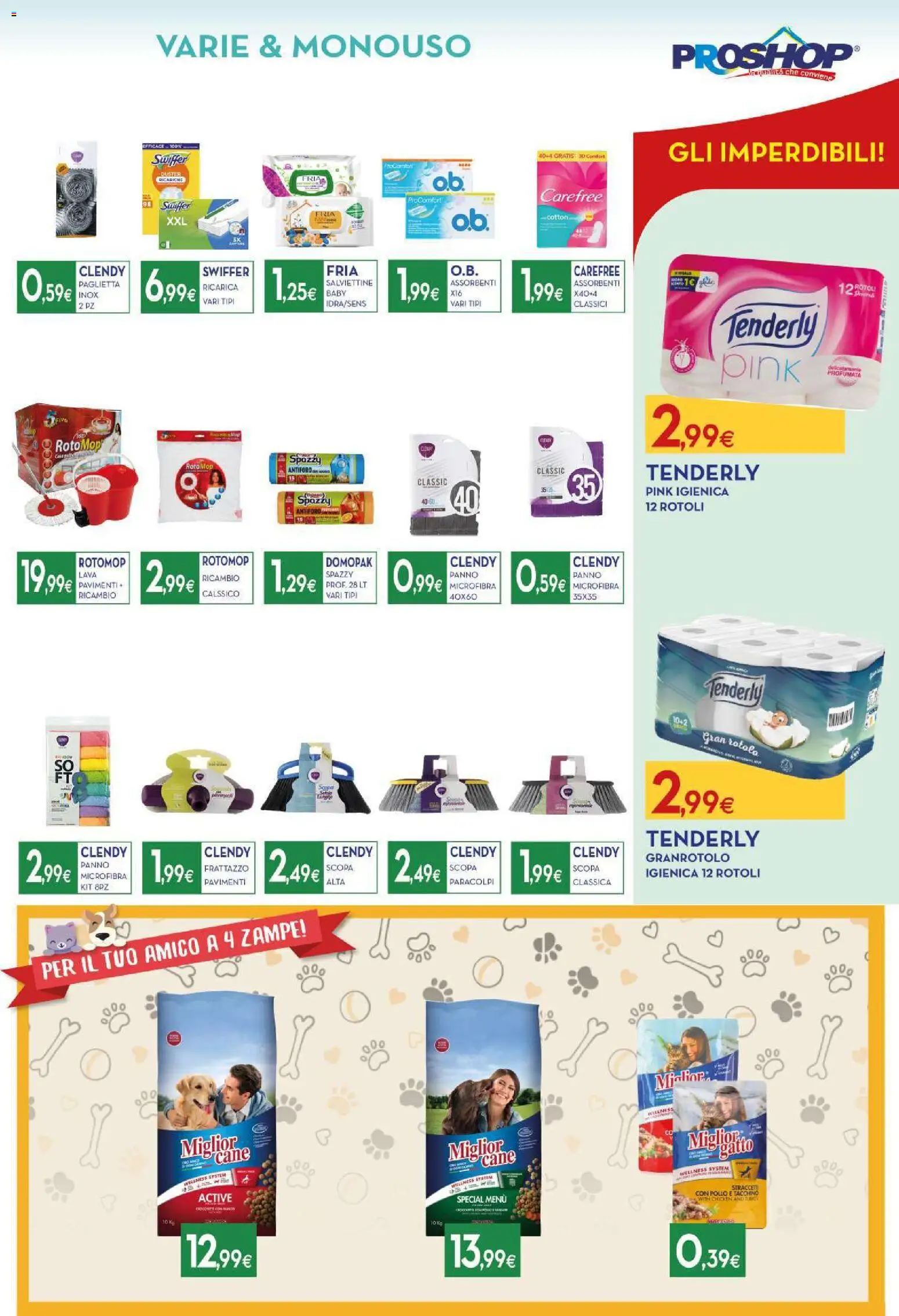 Volantino Proshop del 08.01.2026 | Pagina: 5 | Prodotti: Pollo, Tacchino, Scopa