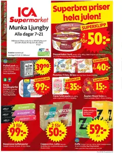 ICA Supermarket - Munka-Ljungby - Förhandsvisning av reklamblad från butik ICA Supermarket aktuell från 08.12.2025