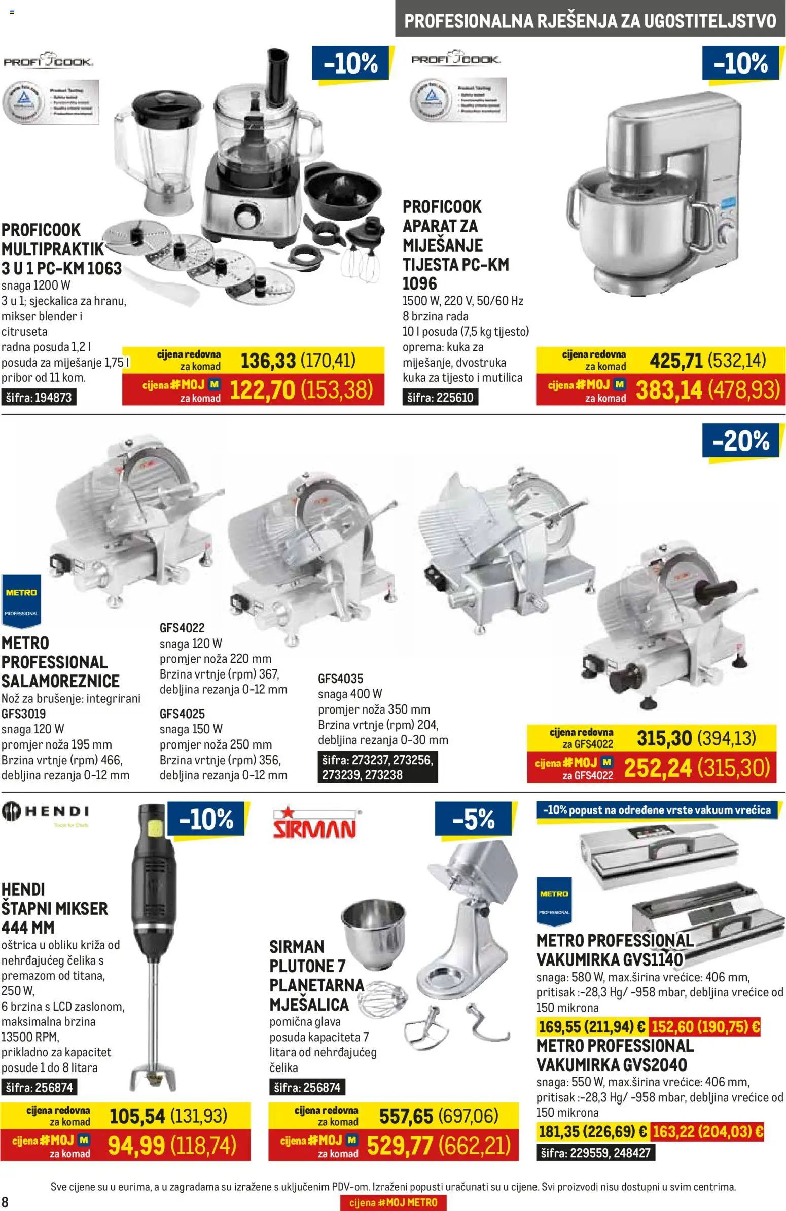 Metro katalog | vrijedi od 01.12.2025 | Stranica: 8 | Proizvodi: Mikser, Nož, Blender, Mutilica