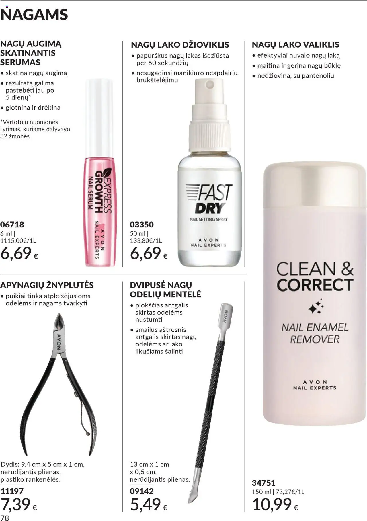 AVON akcijos nuo 01.10.2025 | Puslapis: 78