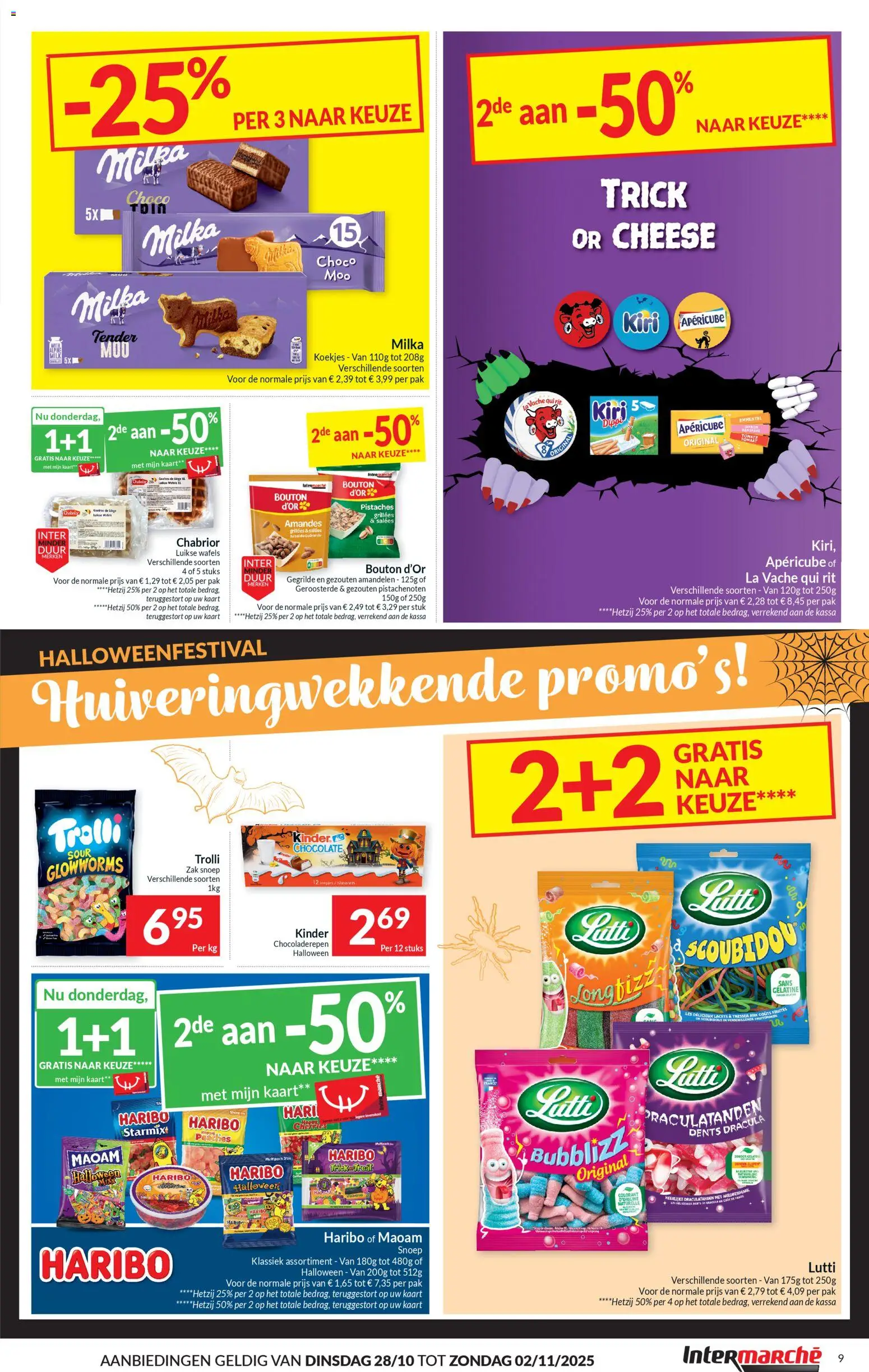 {H1} | Pagina: 9 | Producten: Wafels, Zak, Kinder, La
