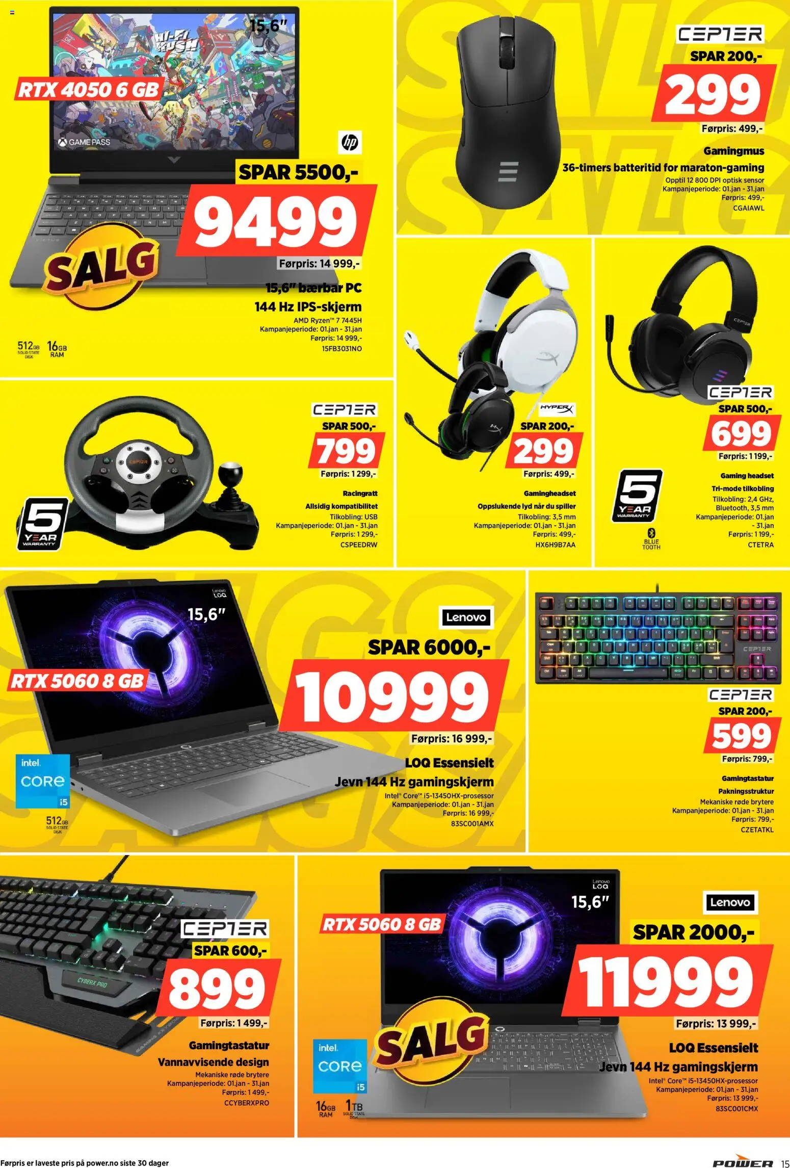 {H1} | Side: 15 | Produkter: Pc, Thon en boite, Lyd, Usb