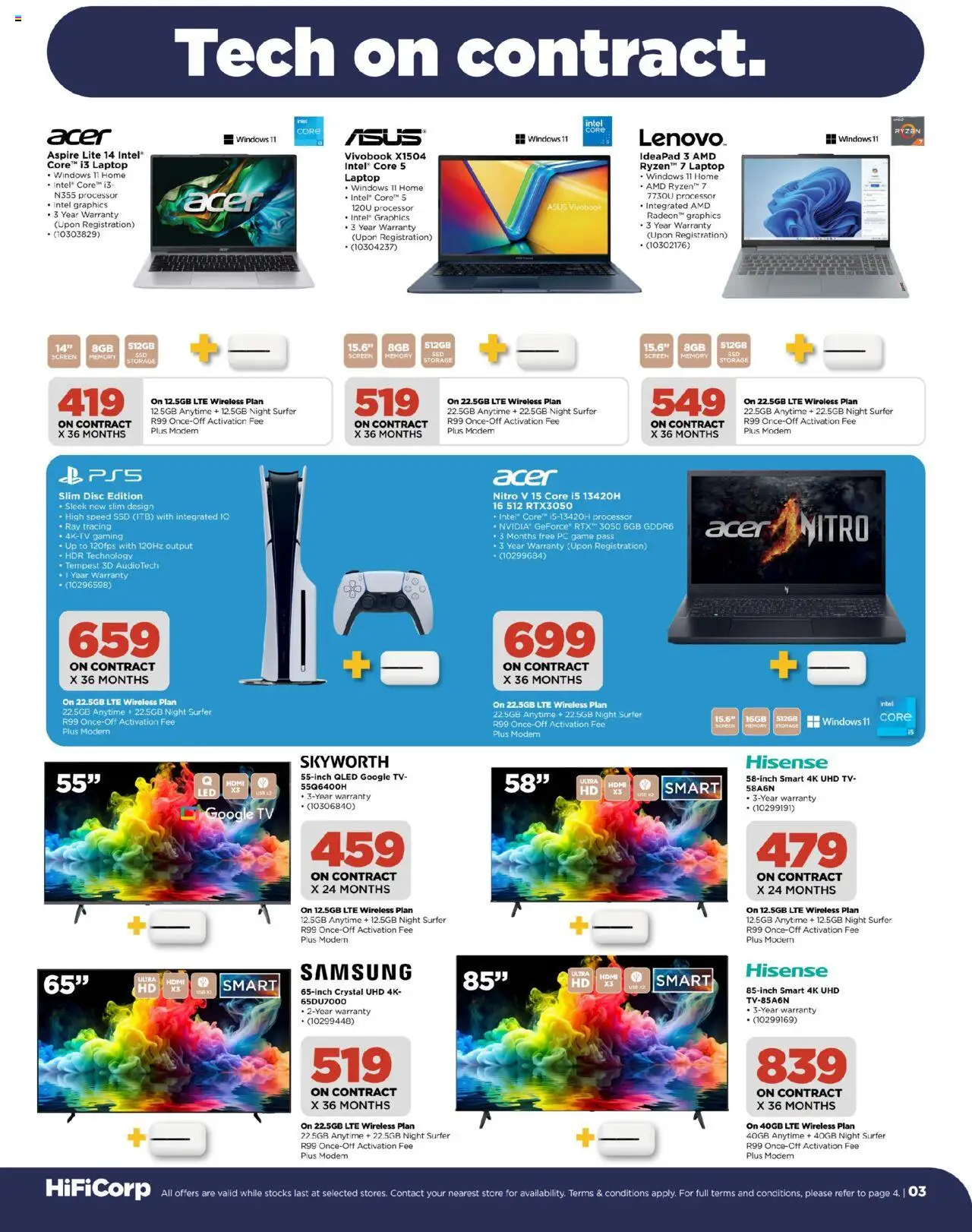 New HiFi Corp catalogue – valid from 05.10.2025 | Page: 3 | Products: PC, USB, Laptop, TV