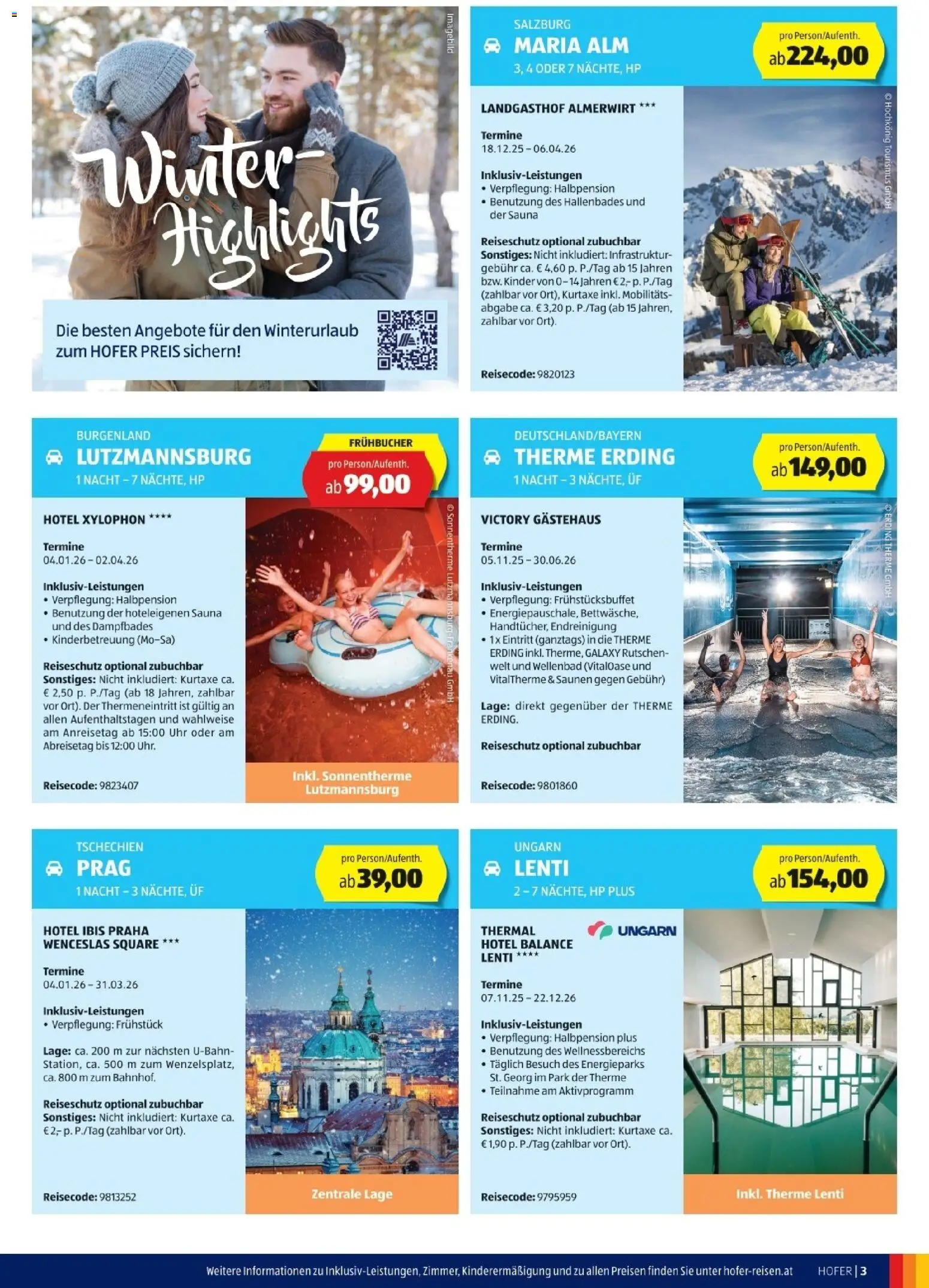 Hofer Reisen Flugblatt gültig ab 28.10.2025 | Seite: 3 | Produkte: Uhr