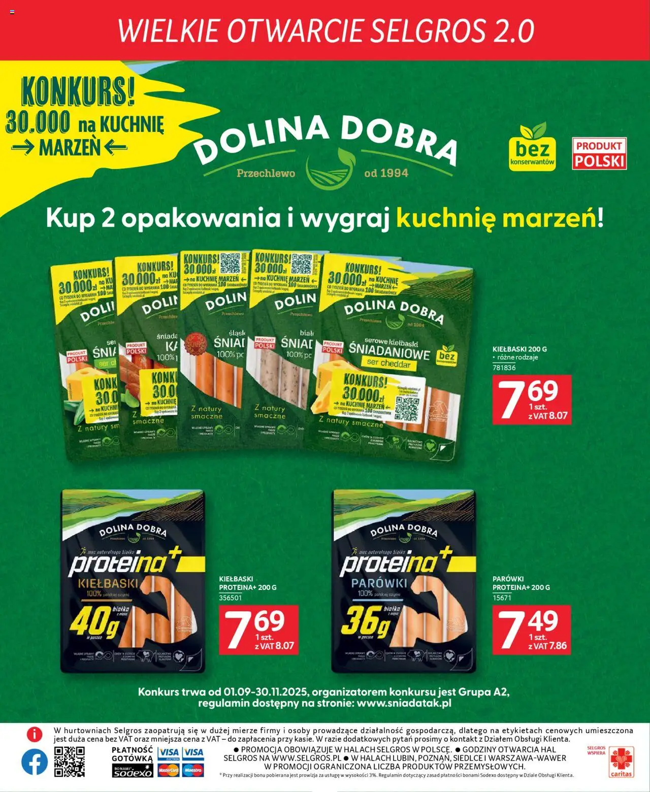 Selgros cash&carry Gazetka - Poznań markowe produkty od 09.10.2025 | Strona: 5 | Produkty: PC, Parówki, Ser, Cheddar