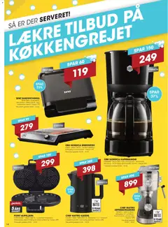Punkt1 - Tilbudsavis gyldig fra 23.02.2026 | Side: 14 | Produkter: Brødrister, Kaffemaskine