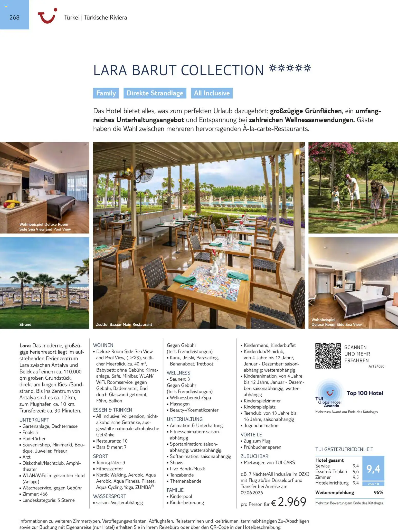 Aida  Südeuropa & Nordafrika 2026/27 – gültig ab 01.01.2026 | Seite: 268 | Produkte: Top, Babybett, Bad