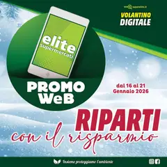 Anteprima del volantino Elite Supermercati Promo Web catalogo valido a partire dal 16.01.2026