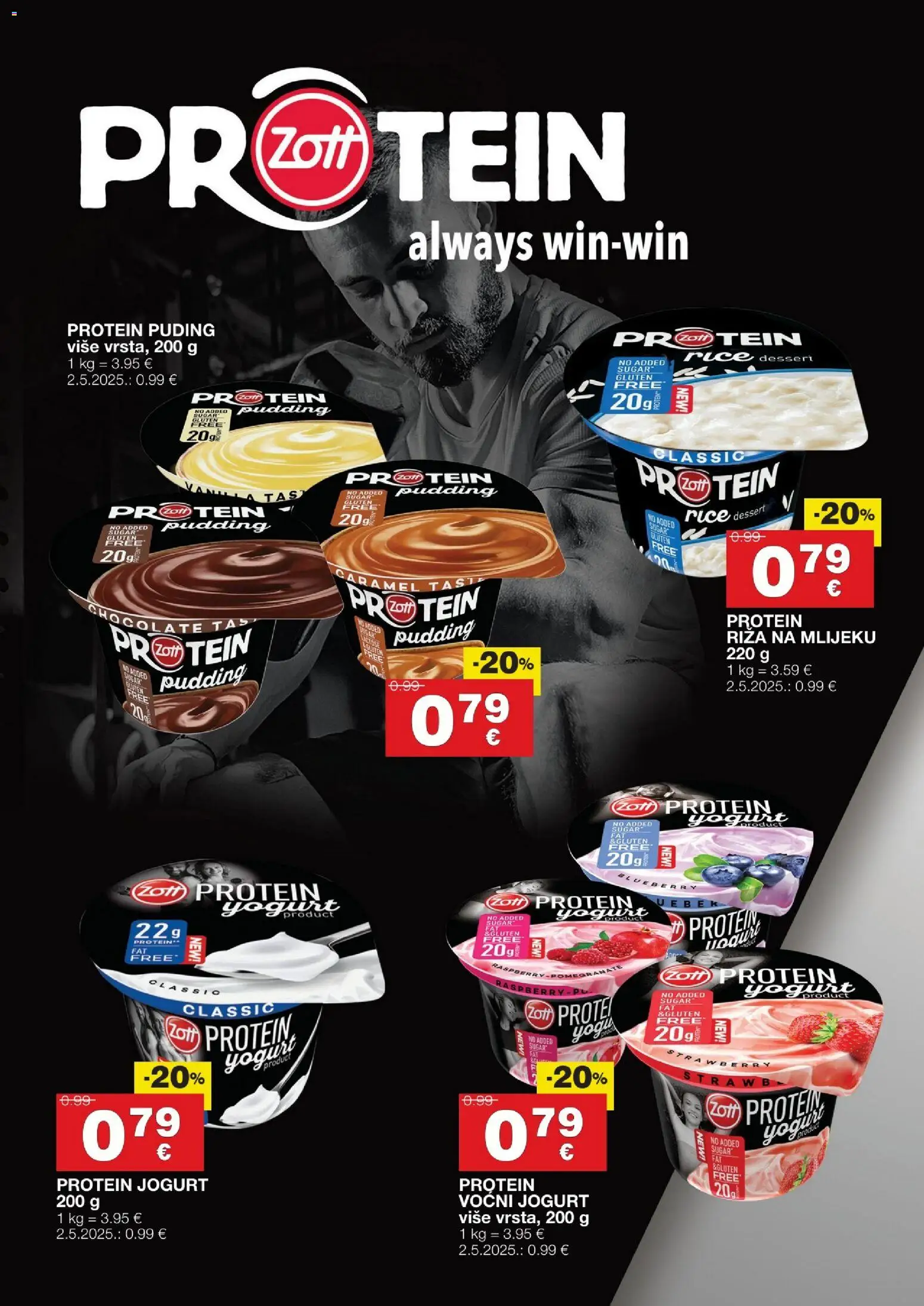 Stanić Diskont katalog | vrijedi od 08.01.2026 | Stranica: 2 | Proizvodi: Protein puding, Voćni jogurt, Puding, Riža