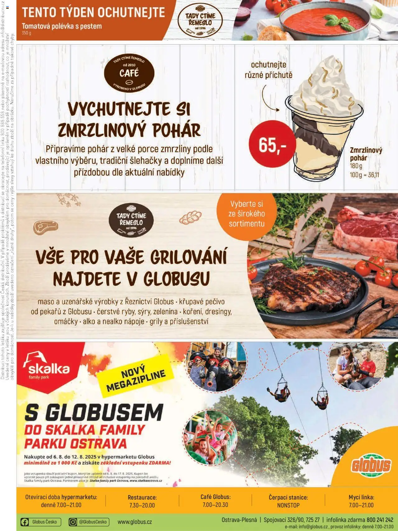 Globus leták - Ostrava od 06.08.2025 | Strana: 33 | Produkty: Pečivo, Zelenina, Pohár, Skalka