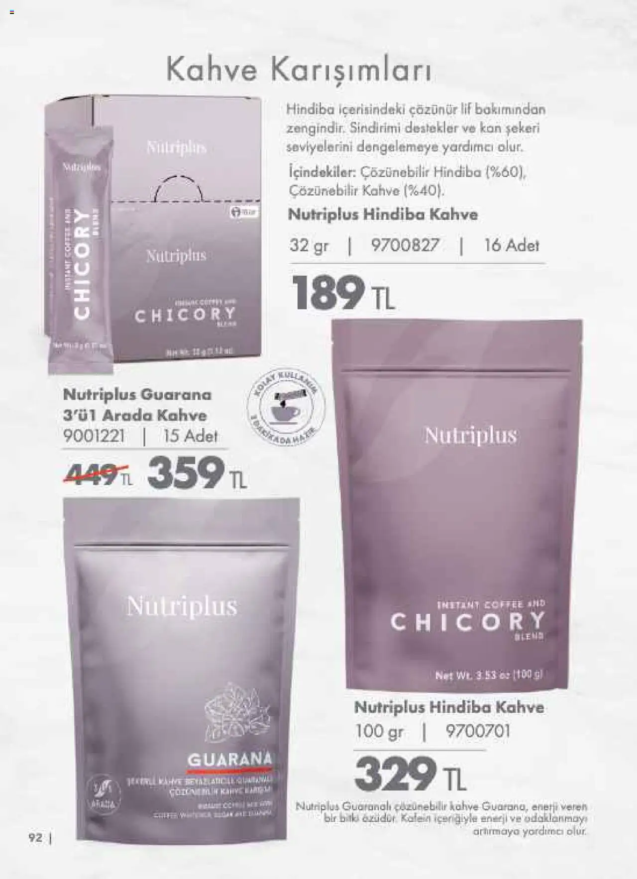 Farmasi Katalog - 01.08.2025 tarihinden itibaren geçerlidir | Sayfa: 92 | Ürünler: Kahve