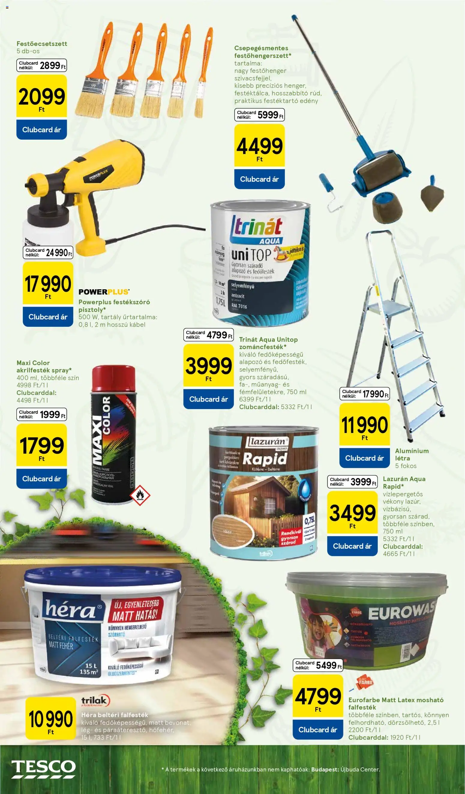 Tesco akciós ujság - amely érvényes a következő dátumtól: 04.03.2026 | Oldal: 16 | Termékek: Hosszabbító, Kábel, Edény, Alapozó